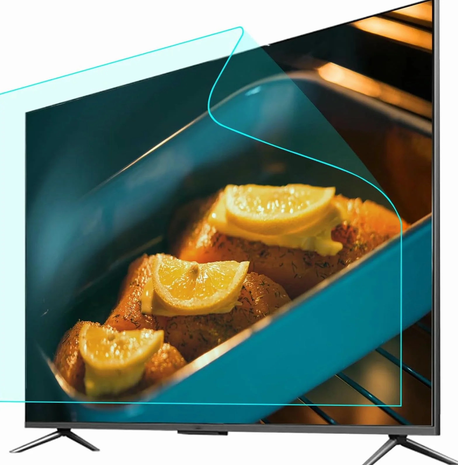 Folia Ochronna Na Ekran Telewizora 32-75 Cali, Filtr Przeciw Niebieskiemu Światłu/Odblaskowy, Łagodzący Zmęczenie Oczu Do Telewizorów Lcd, Led, Oled I Qled 4K Hdtv.,43 in 942X529mm
