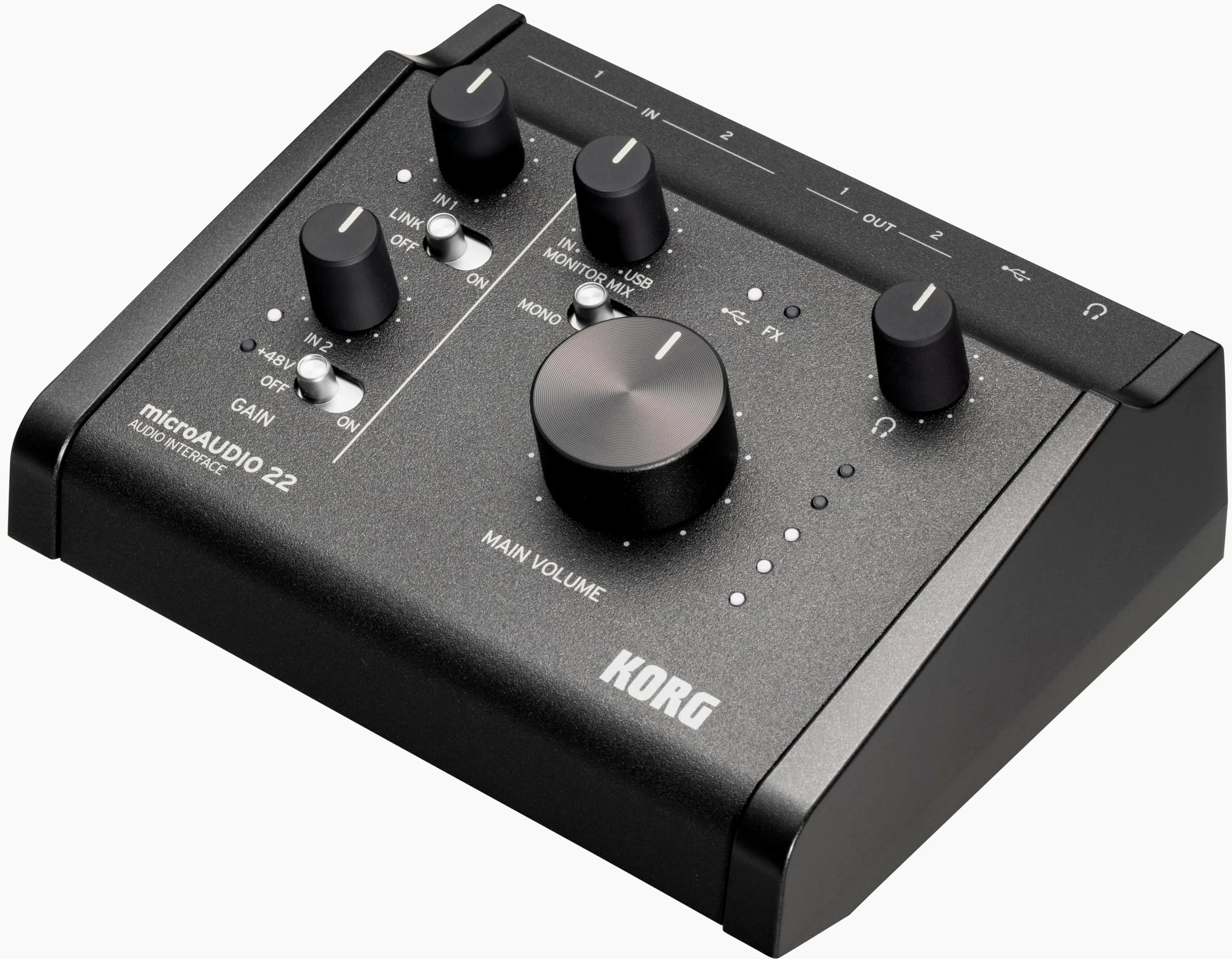 Korg - microAUDIO 22 USB-C interfejs audio z przedwzmacniaczami studyjnymi