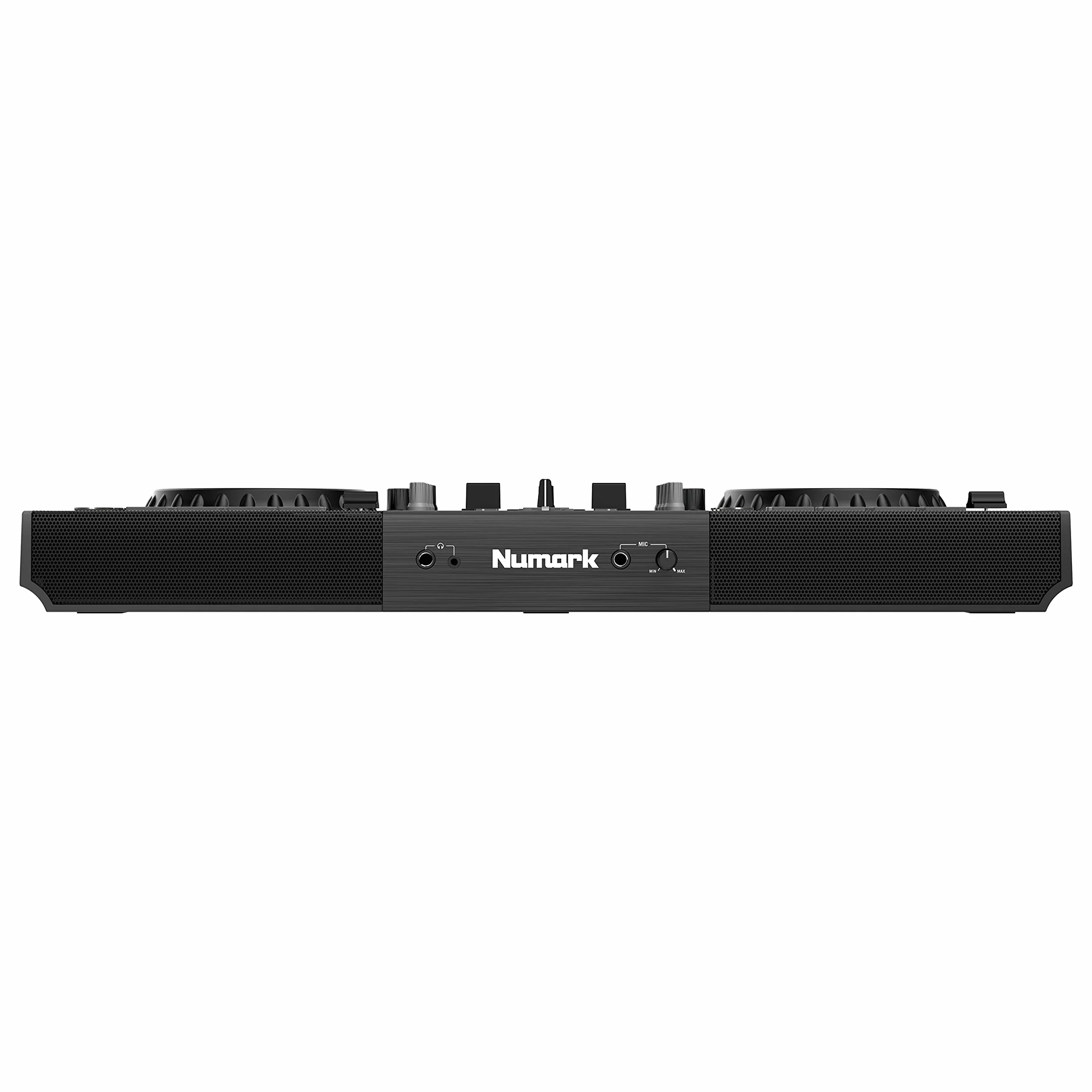 Numark Mixstream Pro+ Kontroler DJ z separacją stemów, 2 deckami, Wi-Fi, mikserem, ekranem 7″ i głośnikami, kompatybilny z Serato i Virtual DJ