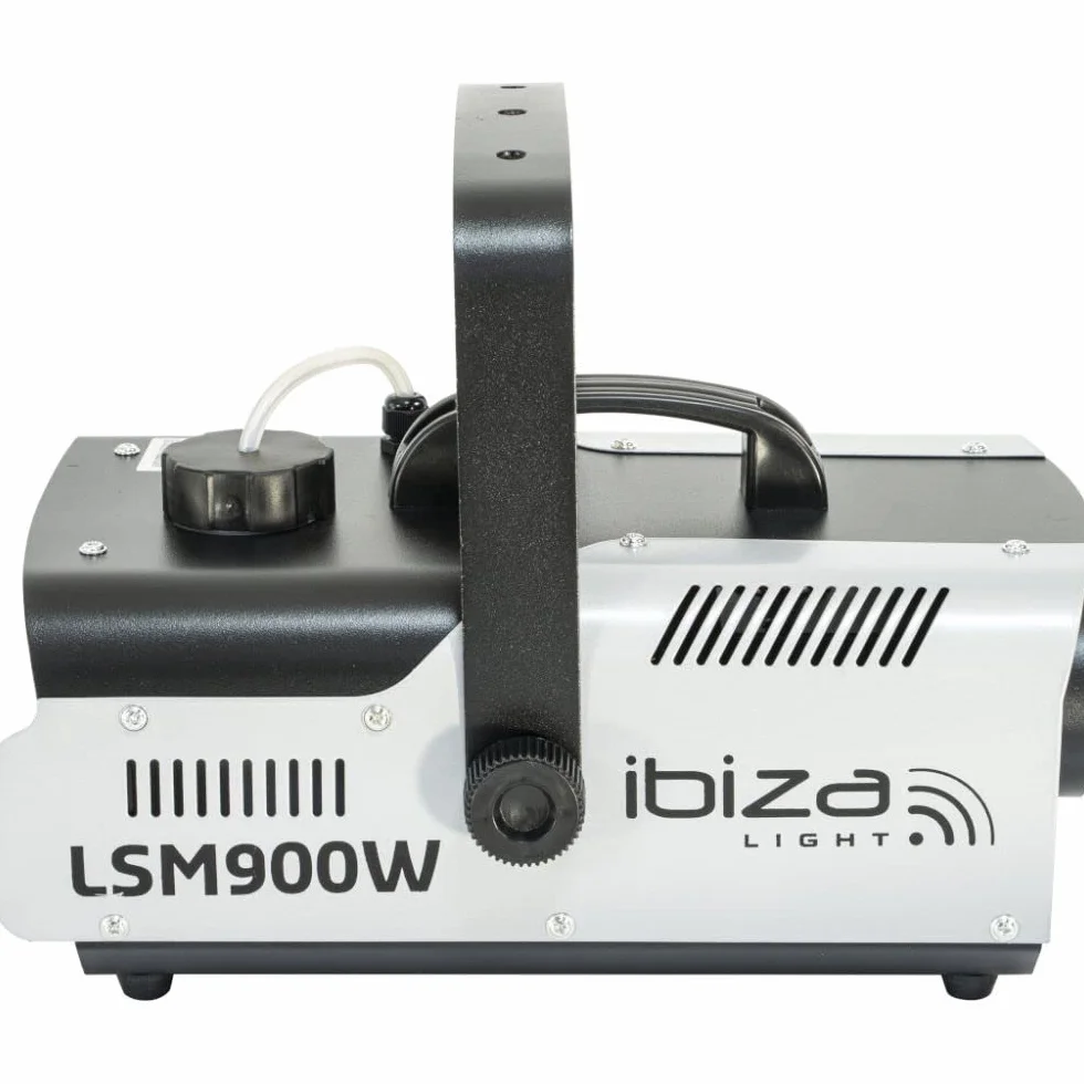 Ibiza - LSM900W - 900W maszyna do mgły z pilotem zdalnego sterowania - Czarno-szary
