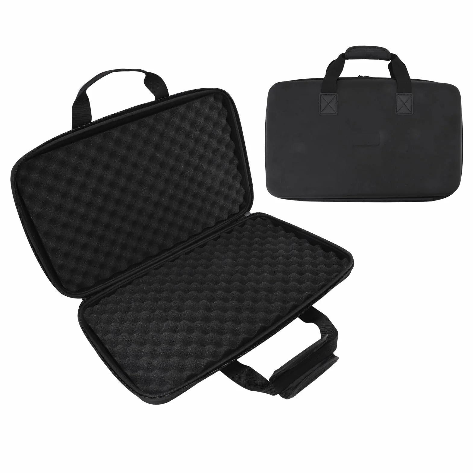 Bewinner DJ Controller Case for Pioneer DDJ FLX4, Wyściełana Torba Przenosząca z pianką pochłaniającą Wstrząsy, Jasna Podszewka Wnętrza, Regulowane Paski Bezpieczeństwa (50 * 30 * 8 cm)