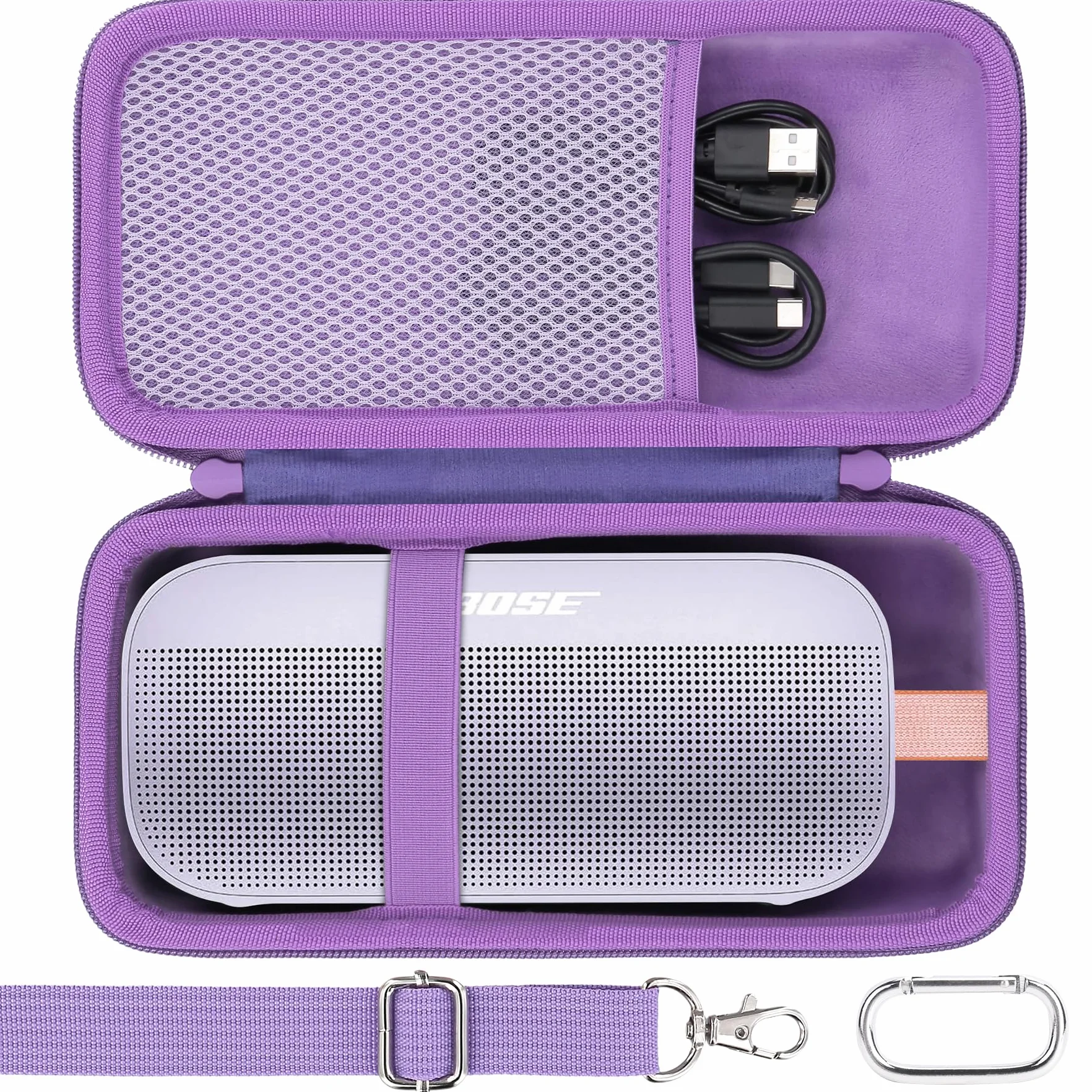 co2CREA Twarda torba do Bose SoundLink Flex (2. generacja) /Flex przenośny głośnik Bluetooth Case etui torba do przenoszenia