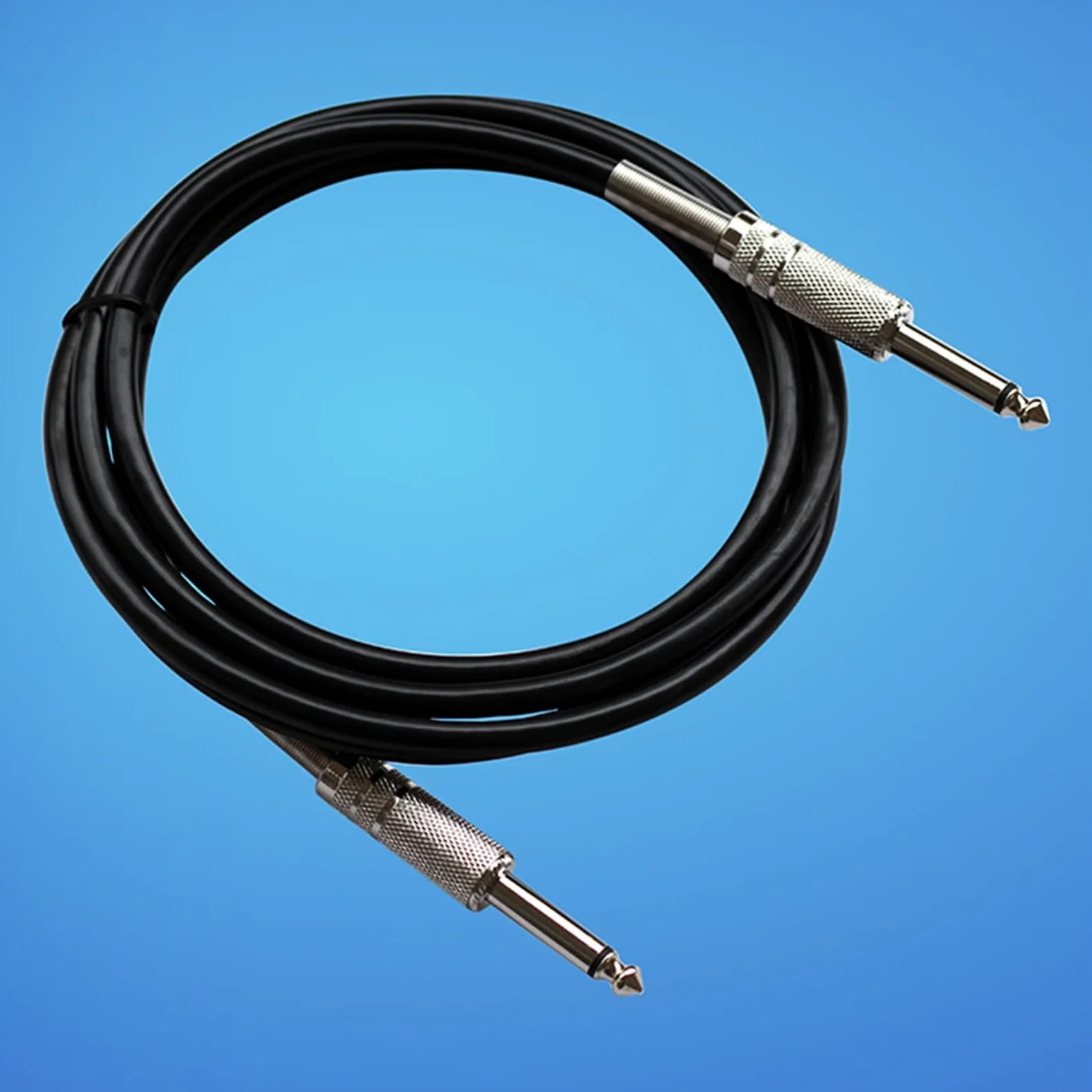 akcesoria do gitary Kabel Audio Jack 6.35mm 6.35 Jack Męski Na Męski Kabel Do Stereofonicznego Wzmacniacza Gitarowego Kabel Głośnikowy (Color : 20m)
