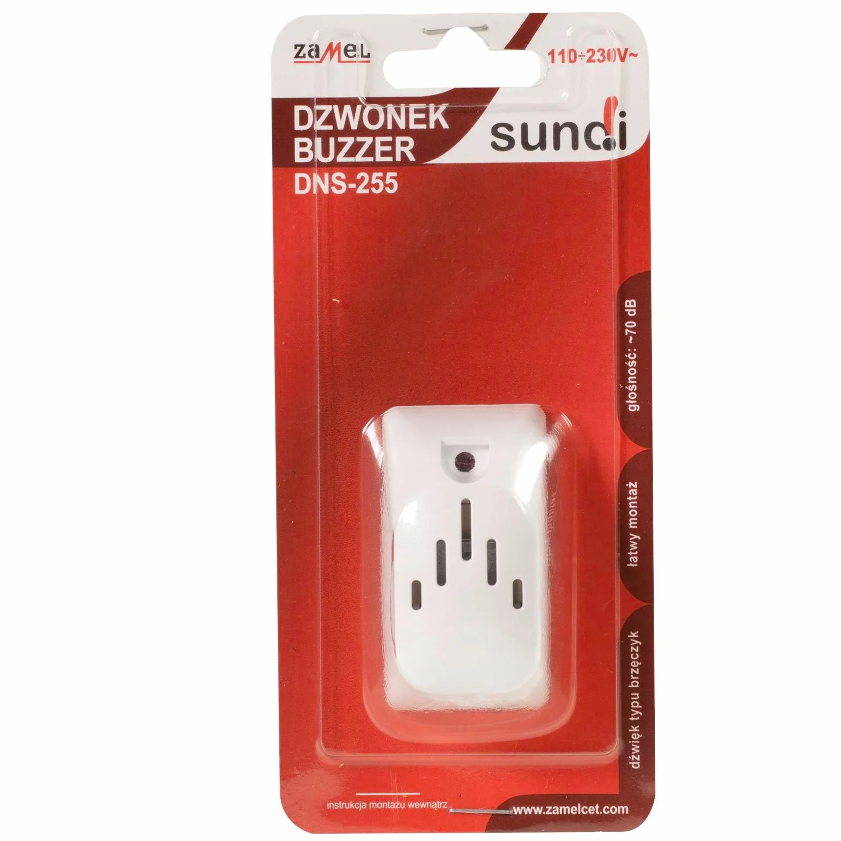 Sundi DNS-255 Buzer dzwonek do gry w dzwonki