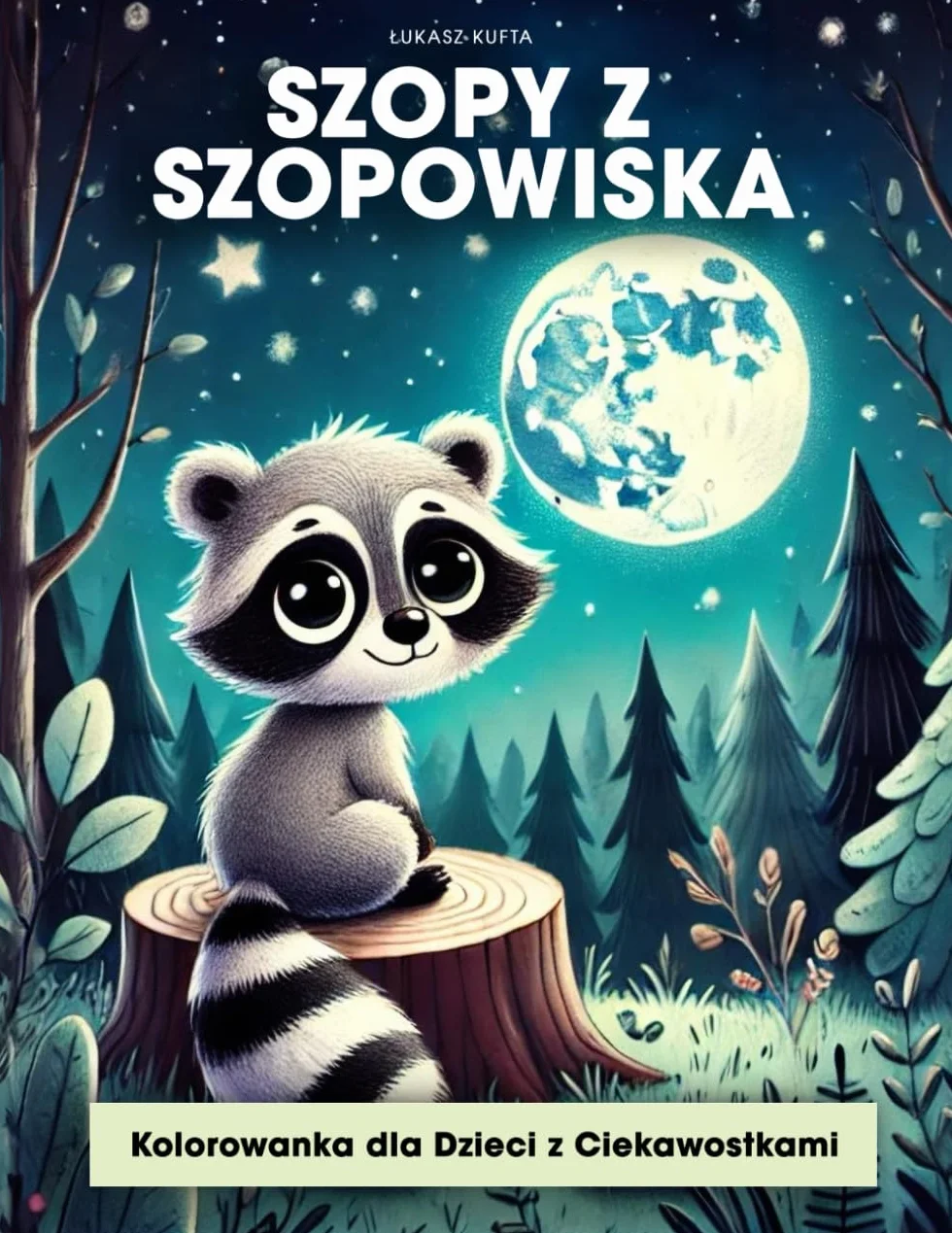 : Szopy z Szopowiska – Edukacyjna Kolorowanka z Ciekawostkami o Szopach Praczach: Poznaj Życie Szopów z Niezwykłego Azylu. Koloruj i Pomagaj Szopom!