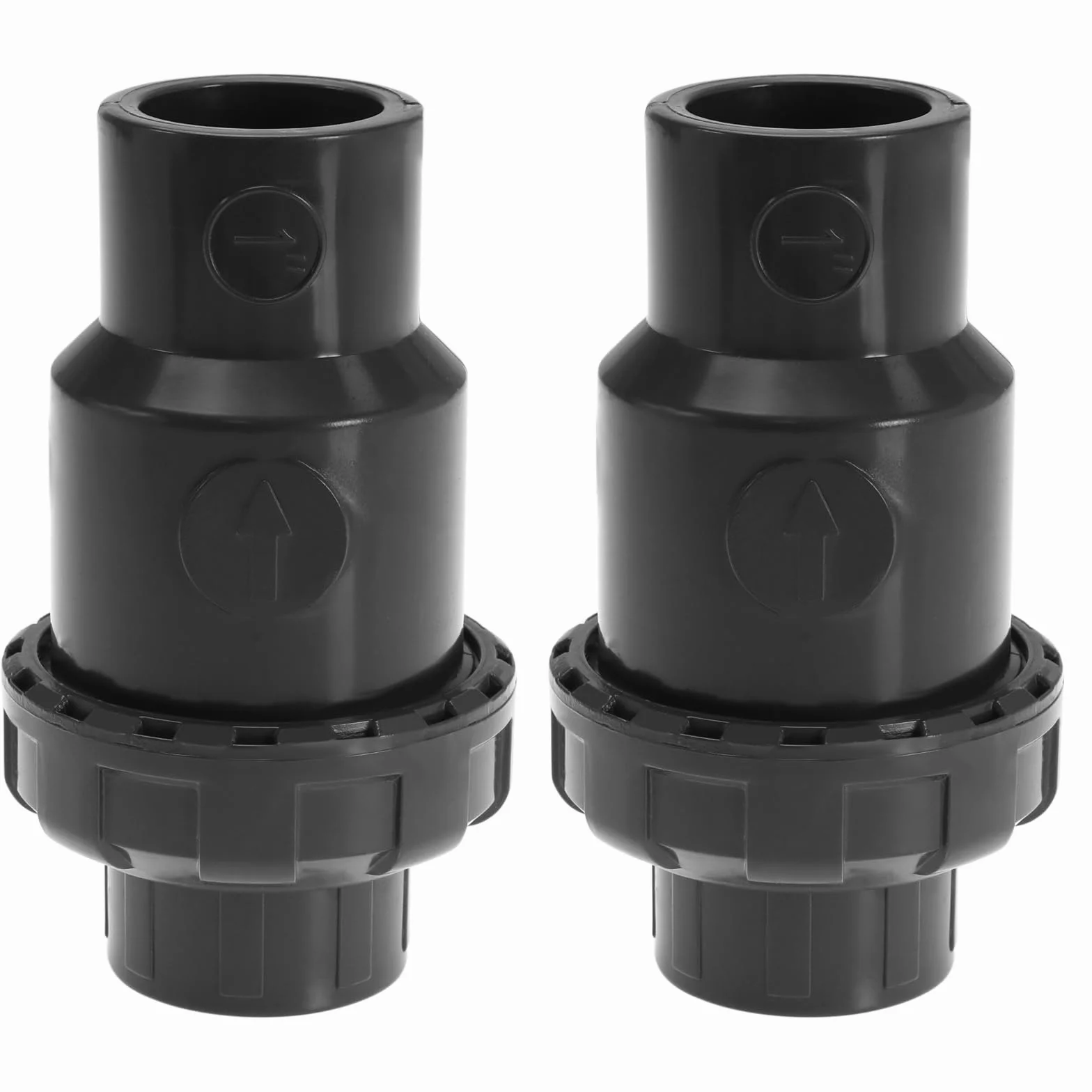 2 szt. 32 mm zawór zwrotny wewnętrzny zawór zwrotny zawór zwrotny zawór zwrotny rura wodna akcesoria do przepływu zwrotnego PVC szary