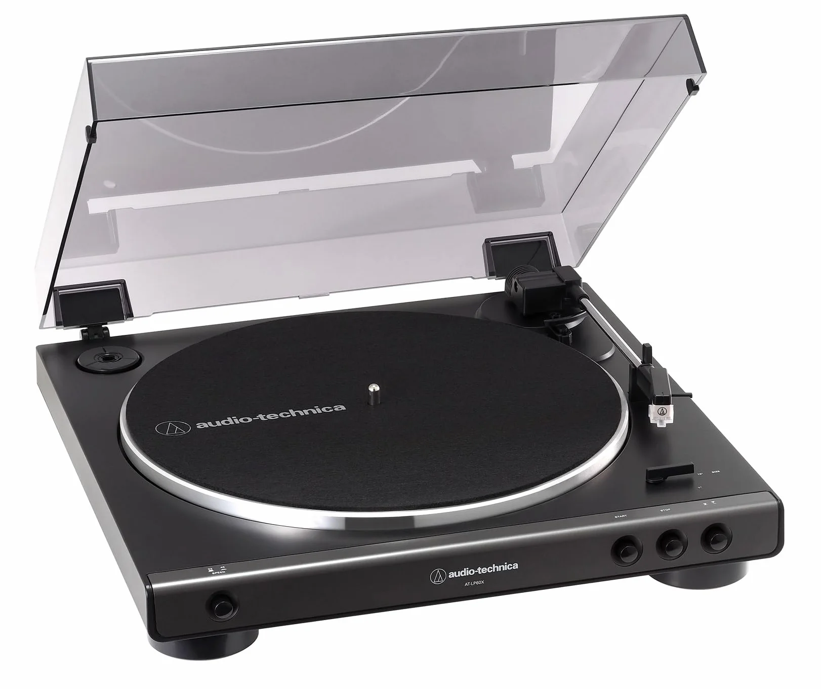 Audio-Technica AT-LP60xBK W pełni automatyczny gramofon z napędem paskowym