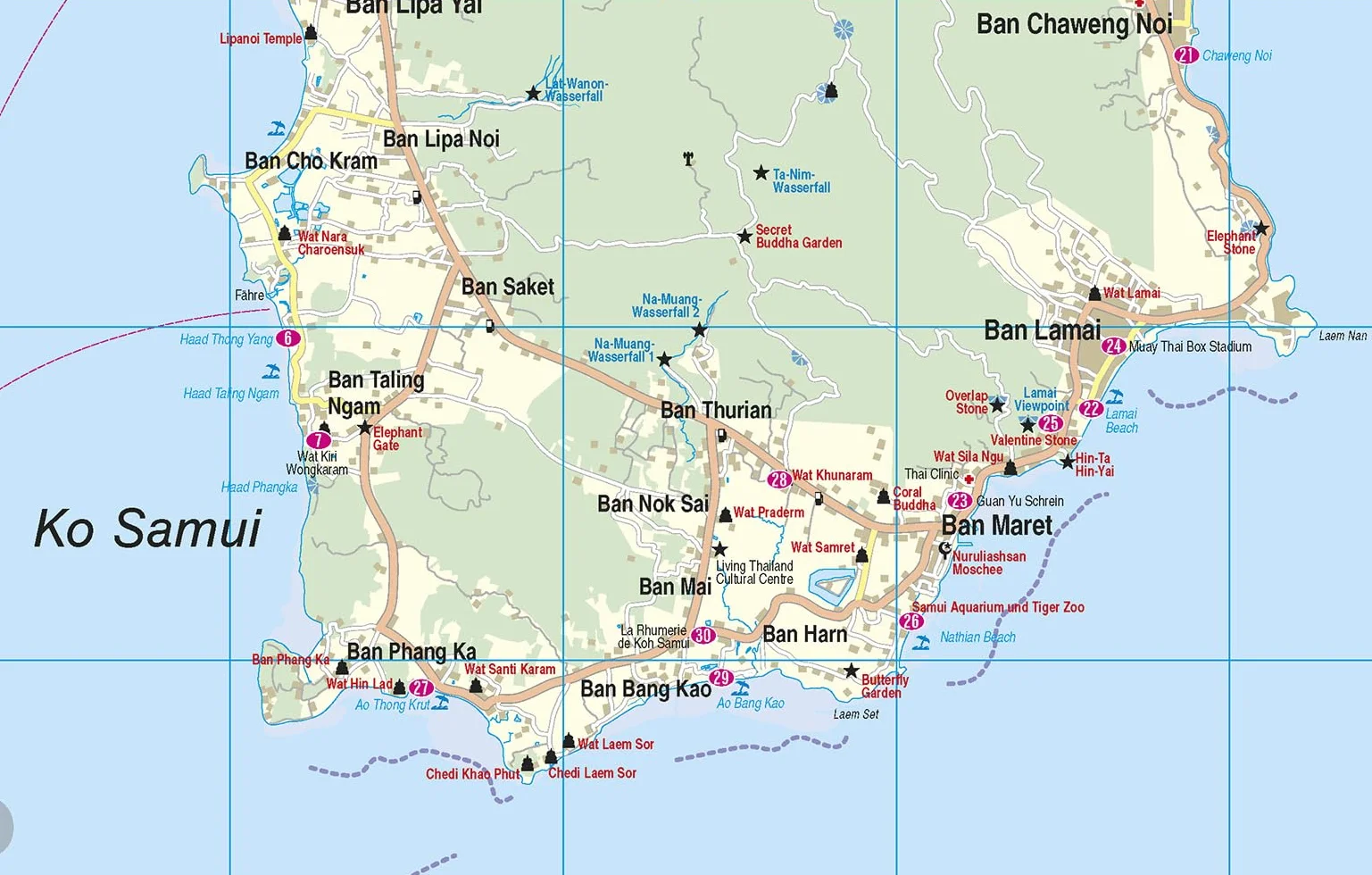 Reise Know-How InselTrip Ko Samui, Ko Phangan, Ko Tao: Reiseführer mit Insel-Faltplan und kostenloser Web-App
