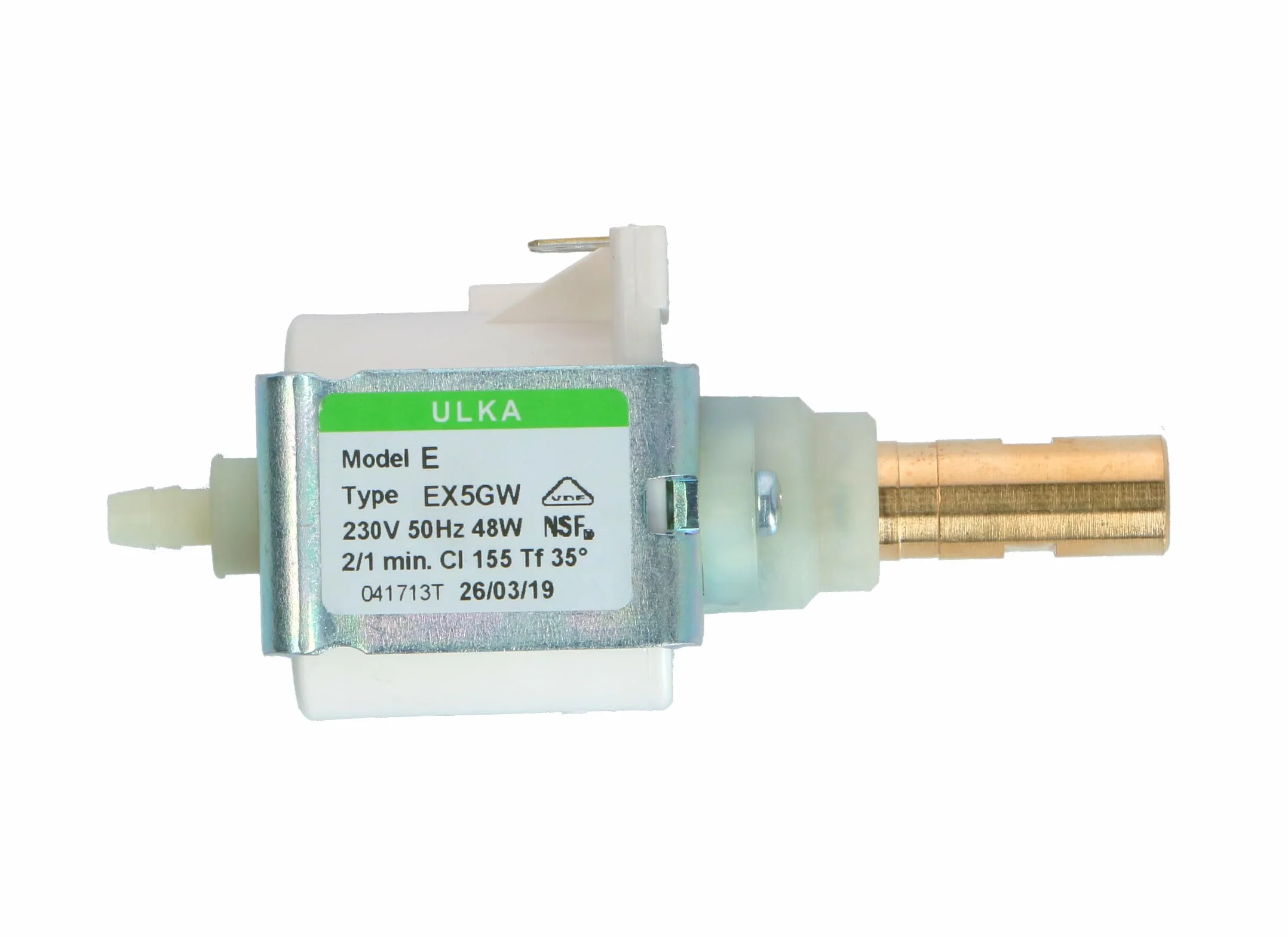 ULKA EX5GW pompa 230V - 48W - 15 bar 2/1 stop-off przepływ 650 cm3/min