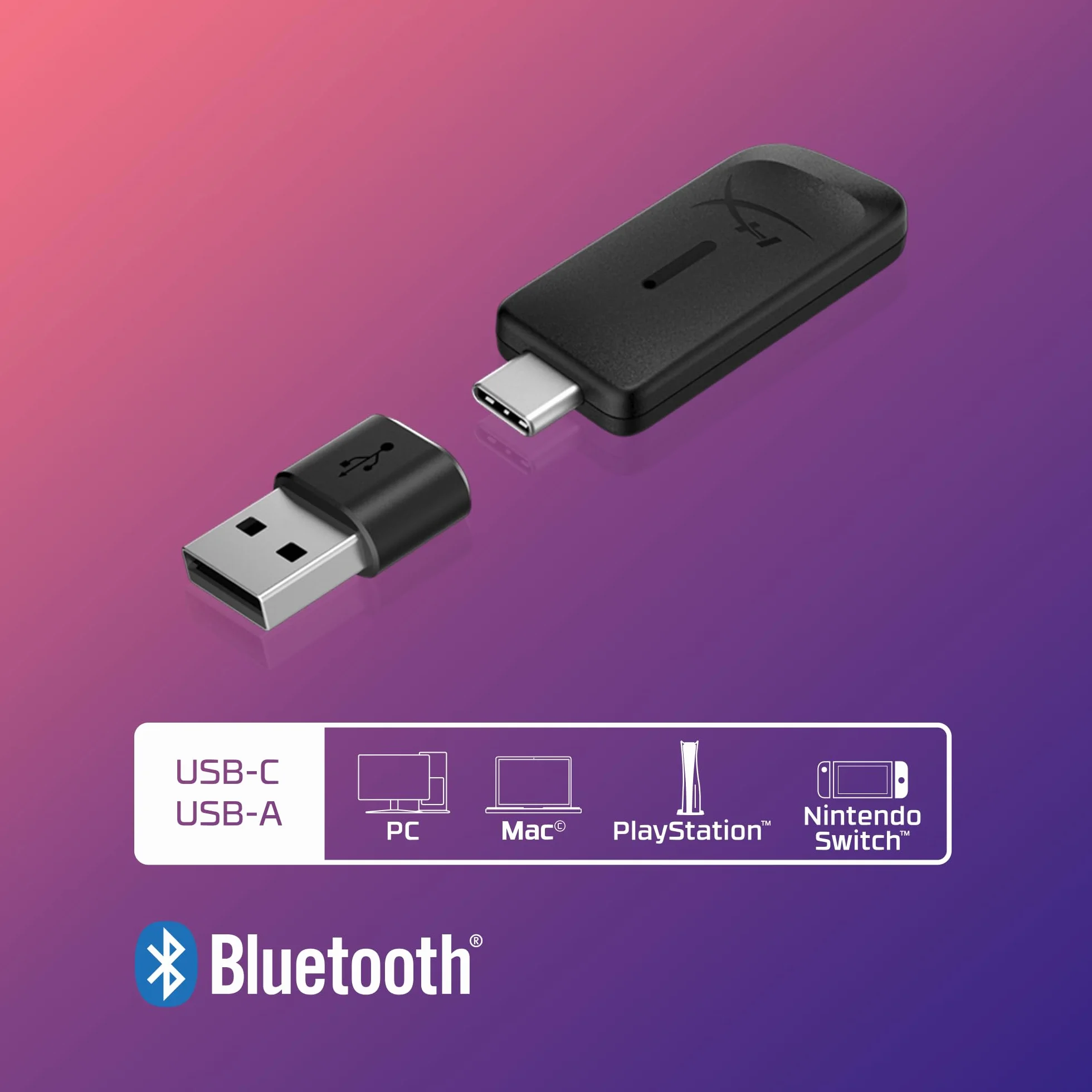 HyperX Cloud III S – bezprzewodowy zestaw słuchawkowy do gier, multiplatforma, 2,4 GHz, Bluetooth, czas pracy baterii do 120 godzin, 2,4 GHz, przetwornik nachylenia 53 mm, zdejmowany mikrofon 10 mm