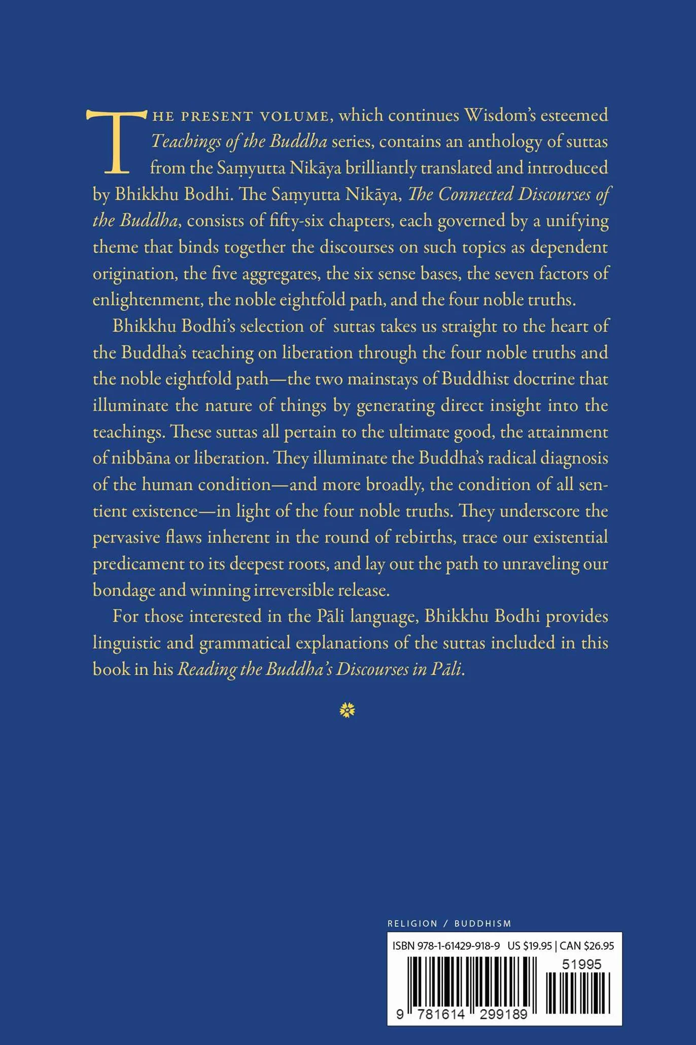Noble Truths, Noble Path: The Heart Essence of the Buddha's Original Teachings