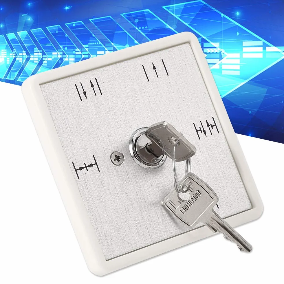 Przełącznik Kluczykowy, Przełącznik Automatycznej Kontroli Dostępu Do Drzwi, Panel Kontroli Dostępu 5-pozycyjny Przełącznik Kluczykowy, Do Automatycznej Obsługi Drzwi Przesuwnych Wybór Funkcji Wł. Wył