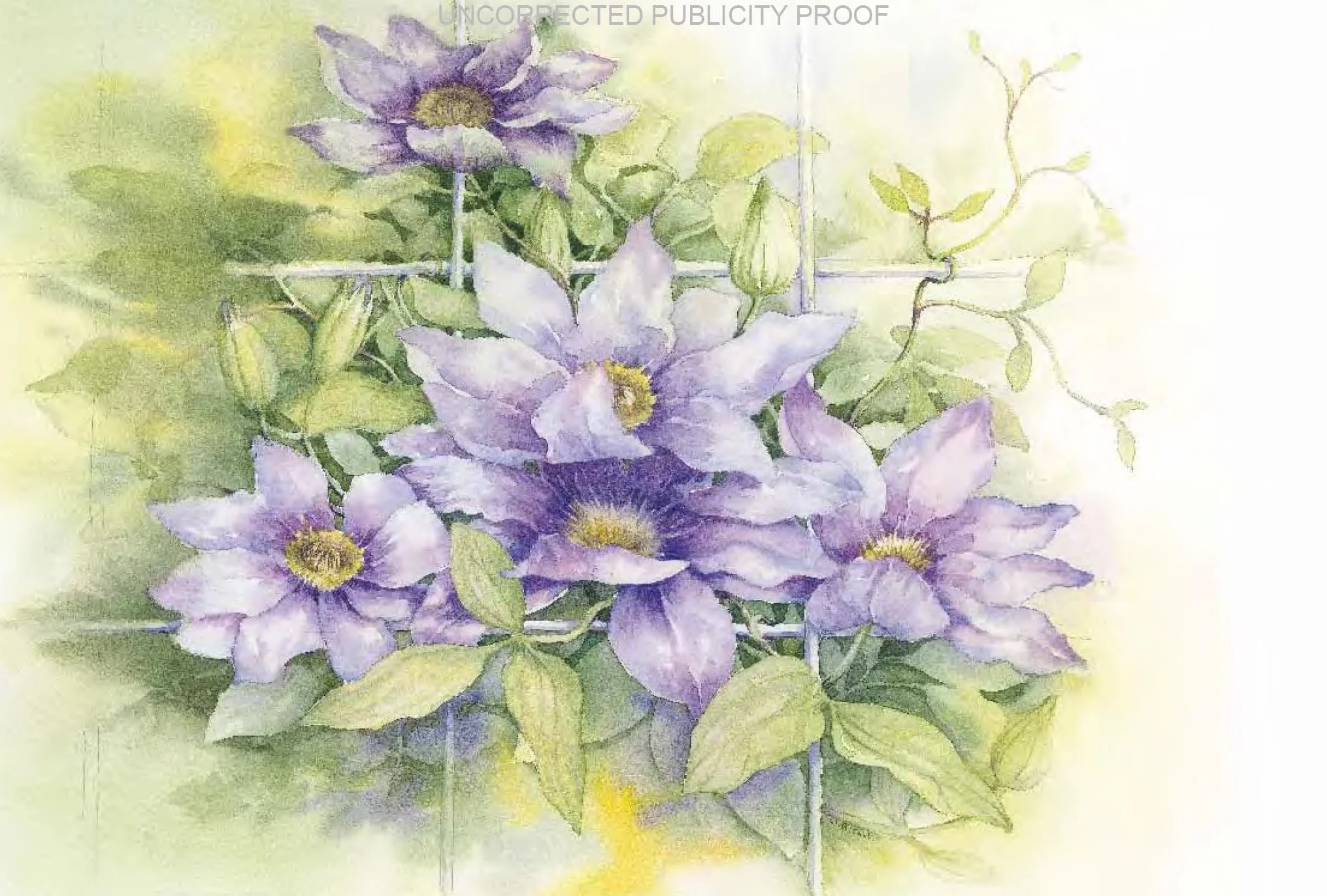 Ready to Paint Watercolour Flowers