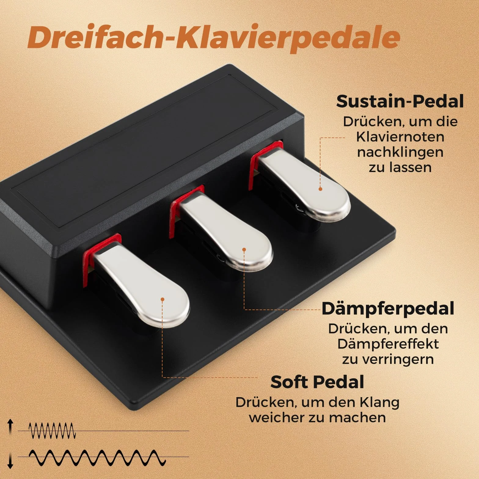COSTWAY Keyboard Piano 88 klawiszy, pianino cyfrowe z regulowanym stojakiem, potrójnym pedałem i stojakiem na nuty, 2 w 1
