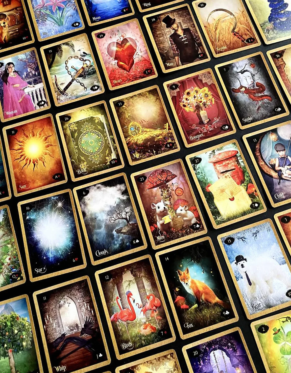 Lenormand of Enchantment: (Oracle Kit Box Set with 36 Cards and Guide Book)