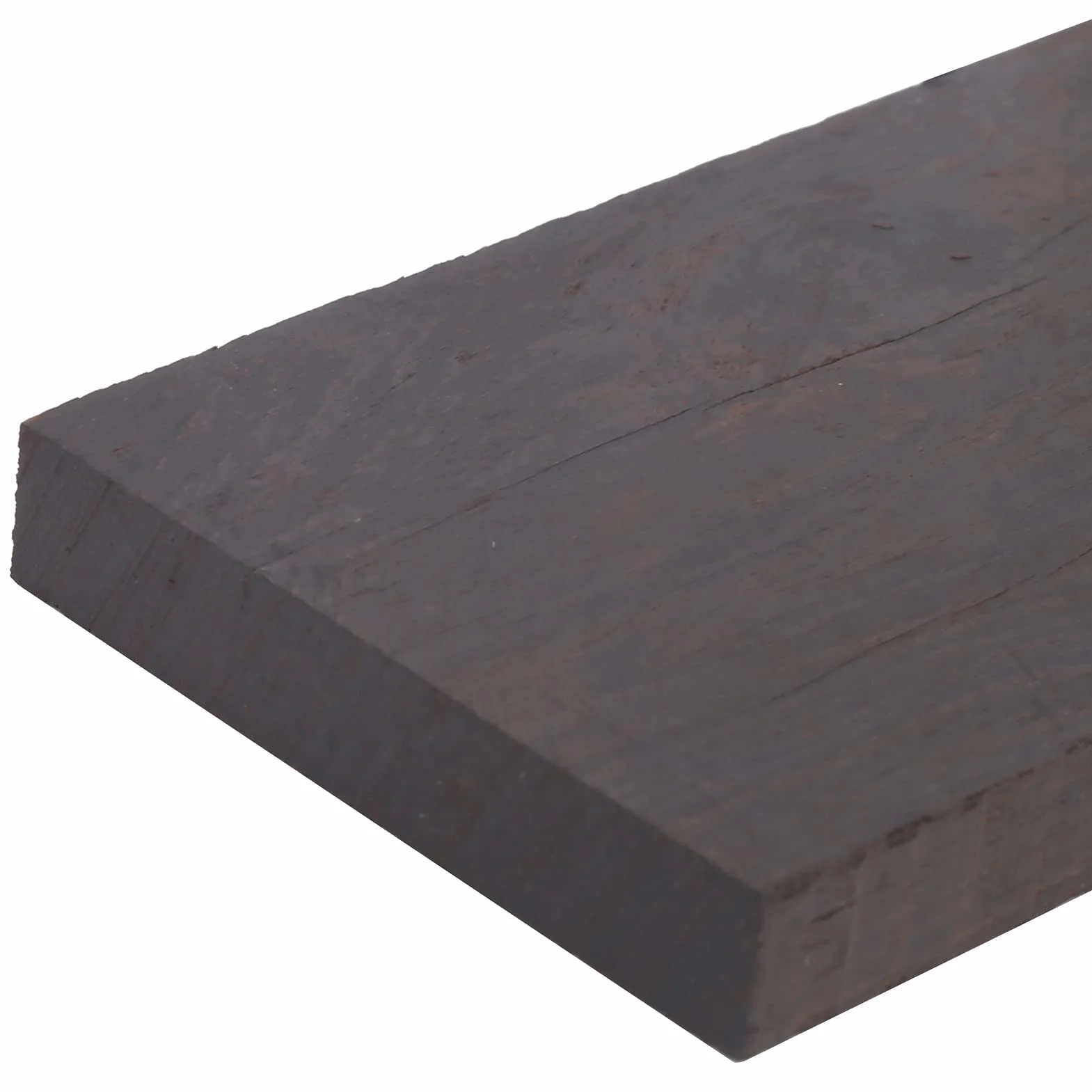 Eujgoov czarny heban drewno puste DIY Craft drewniany uchwyt akcesoria do instrumentów muzycznych (120 * 60 * 10mm)