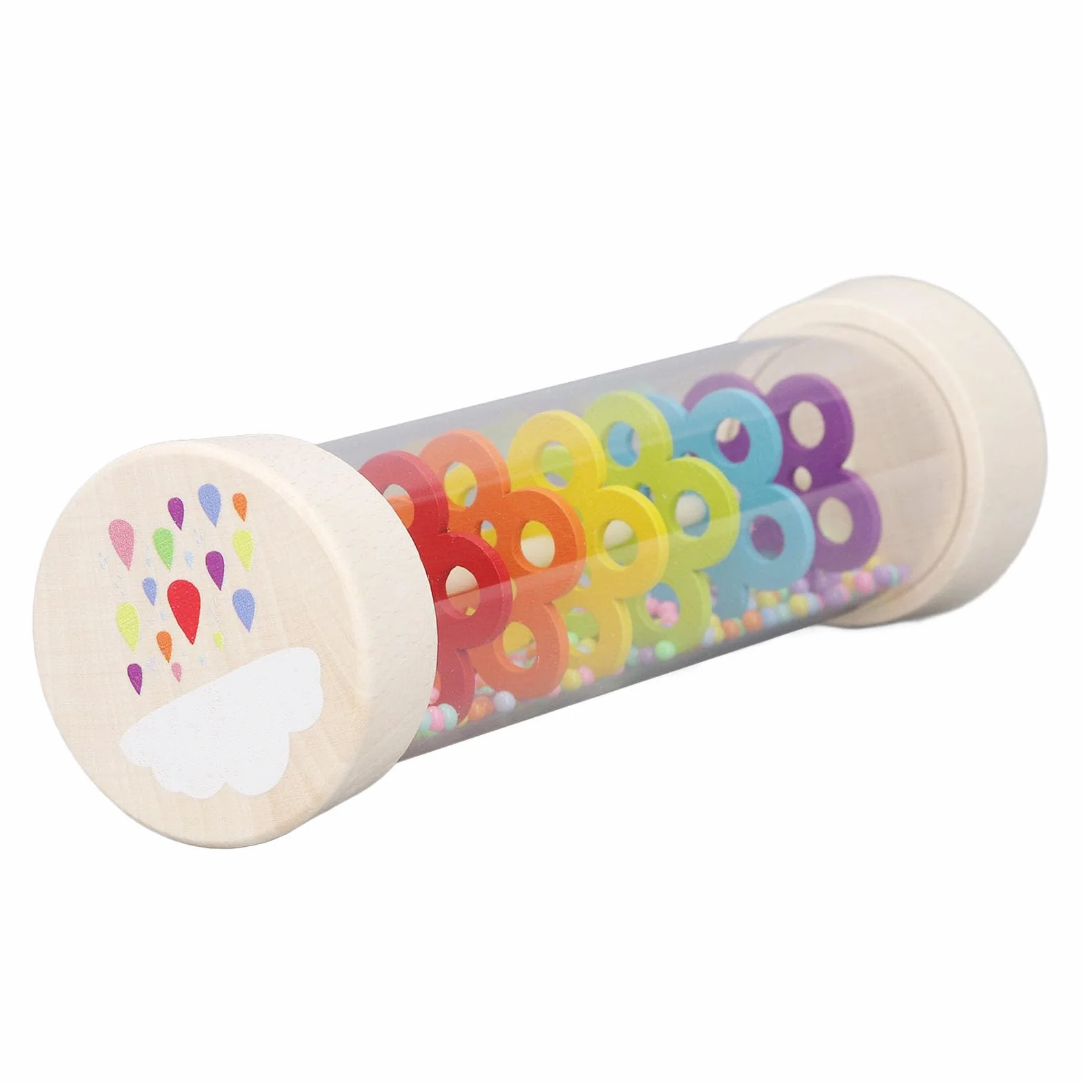 Rainmaker Rain Stick Drewno Drewno Kolorowa Muzyka Edukacja Deszczowa Shaker do Domu Przedszkola L Tworzenie Prawdziwego Deszczu S Deszczowy Patyk Shakerrain Kij Toyrain Dźwięk