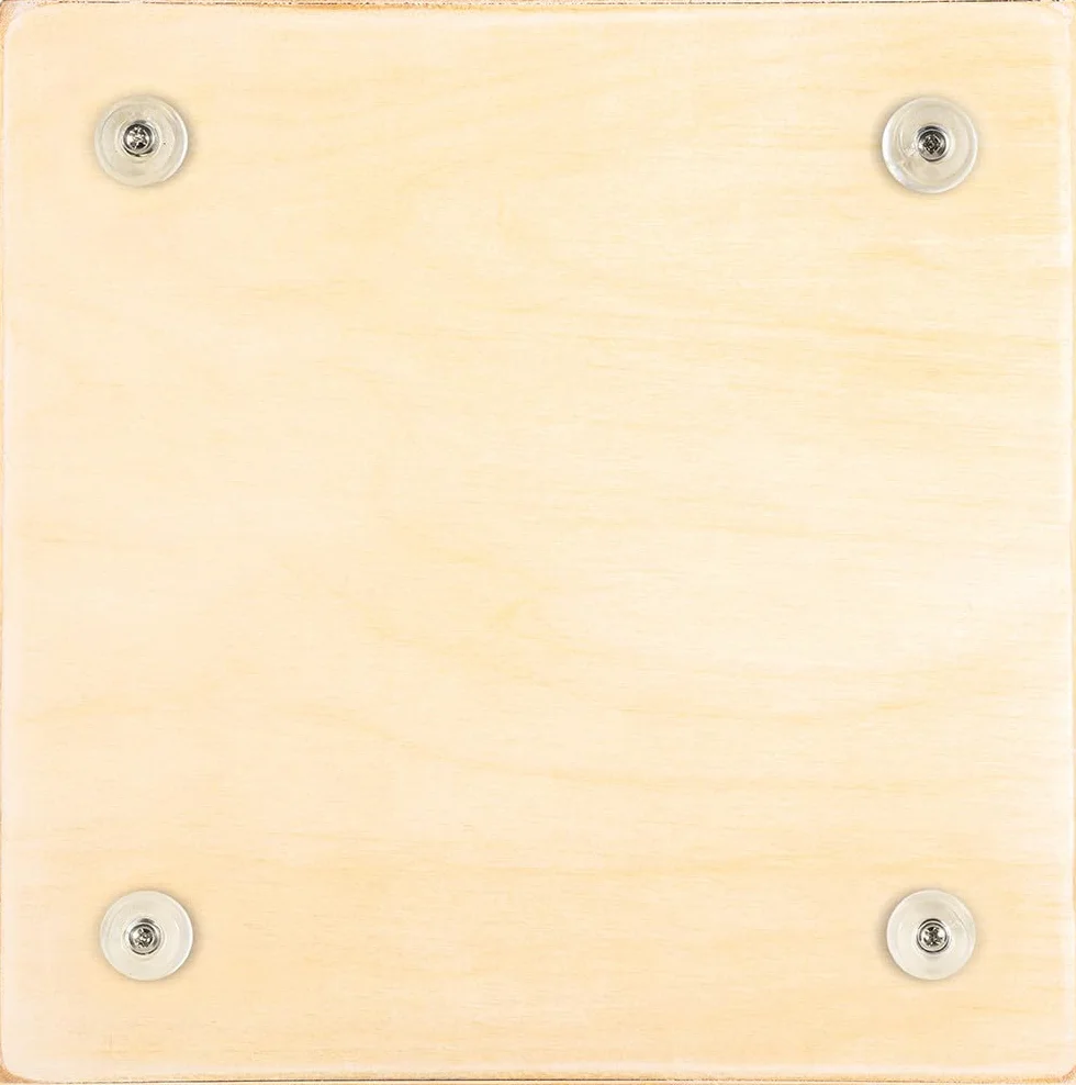 Meinl Percussion Snarecraft Cajon Instrument – Kompaktowy Cajon z Dwoma Sprężynami Werblowymi – Panel Przedni Burl Wood (SC80BW)