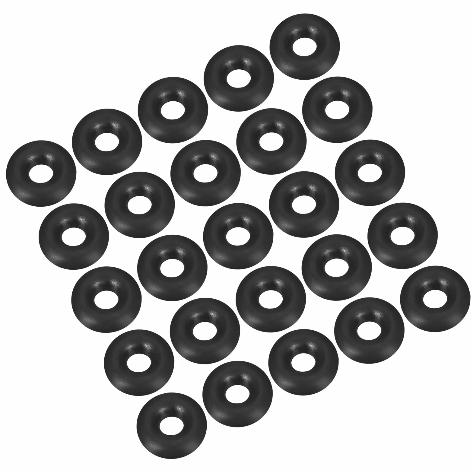 QUARKZMAN 50 sztuk pierścieni nitrylowych o-ringi uszczelnienie guma nitrylowa 7 mm x 3 mm x 2 mm do kranu hydraulicznego uszczelnienia połączeń, czarne