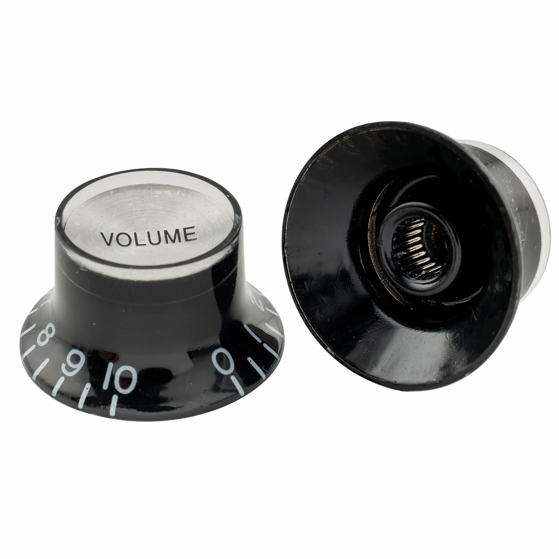 Musiclily Pro Inch Size Gitara Reflektor Gałki Top Hat Bell 2 Głośność 2 Gałki Tone Set