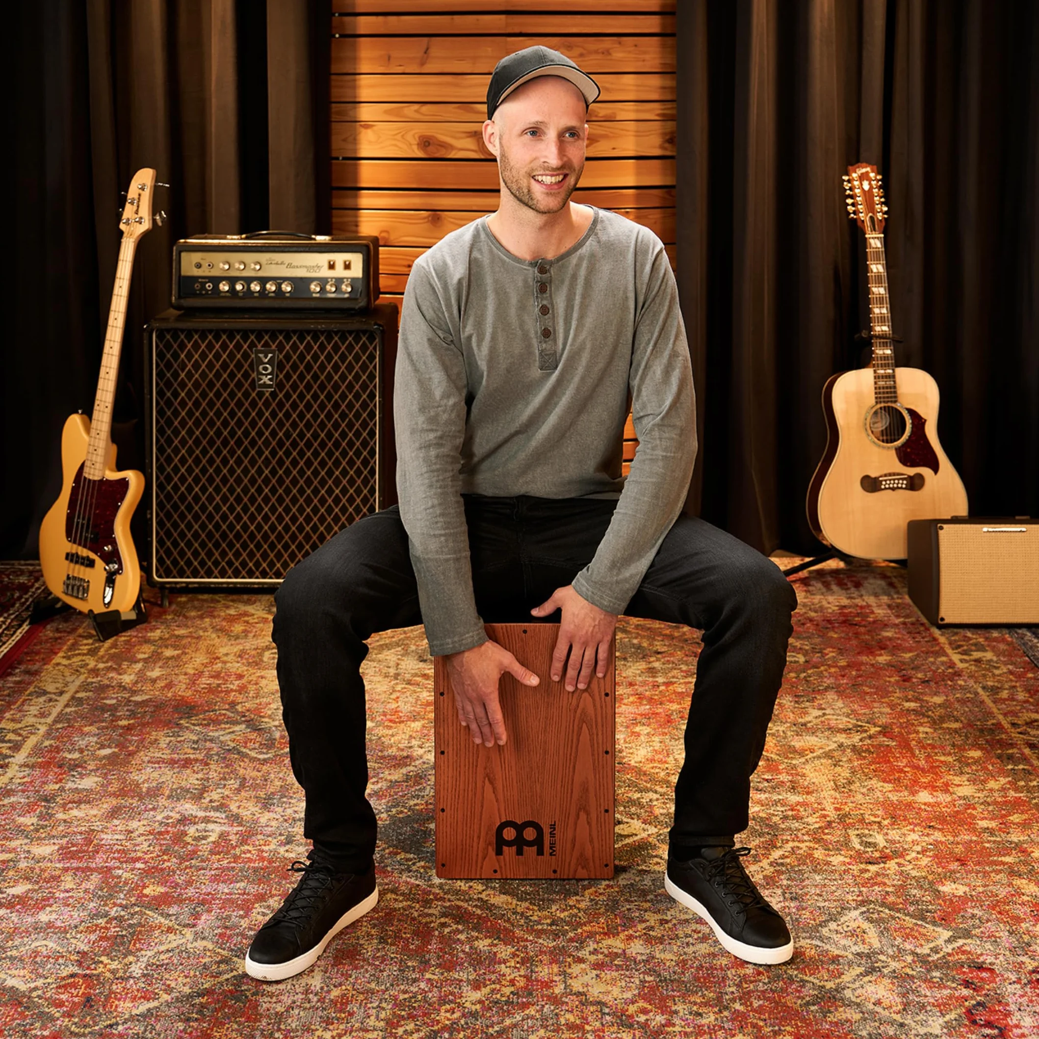 Meinl Headliner Cajon HCAJ1AWA, American White Ash - Cajon