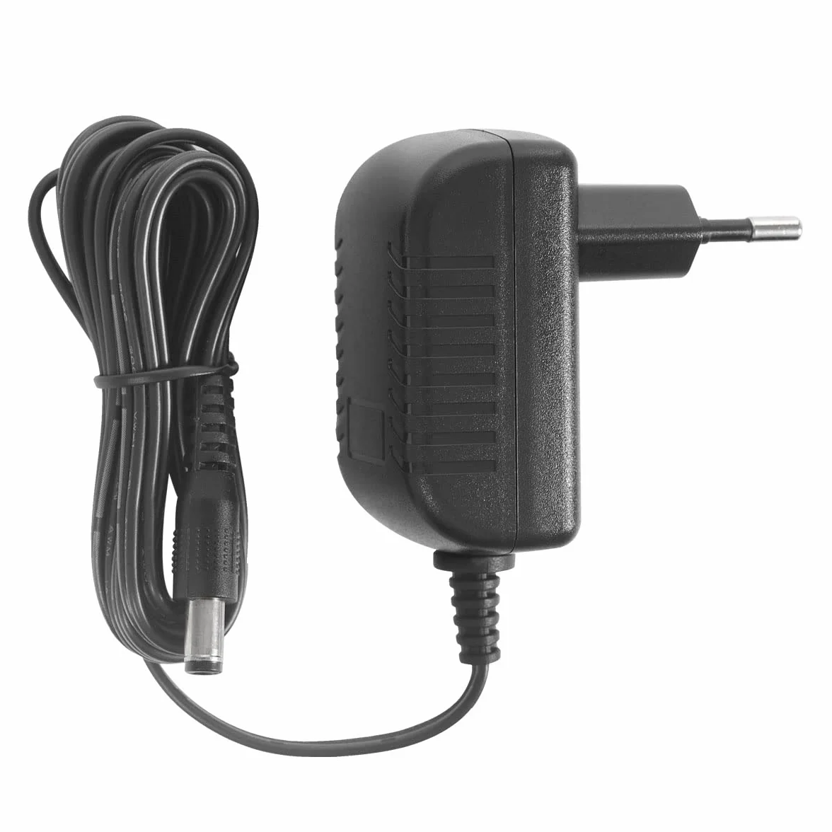 DC 9V 0.5A 500mA adapter zasilający, wtyk 5,5 mm x 2,1 mm, dodatni biegun pośrodku