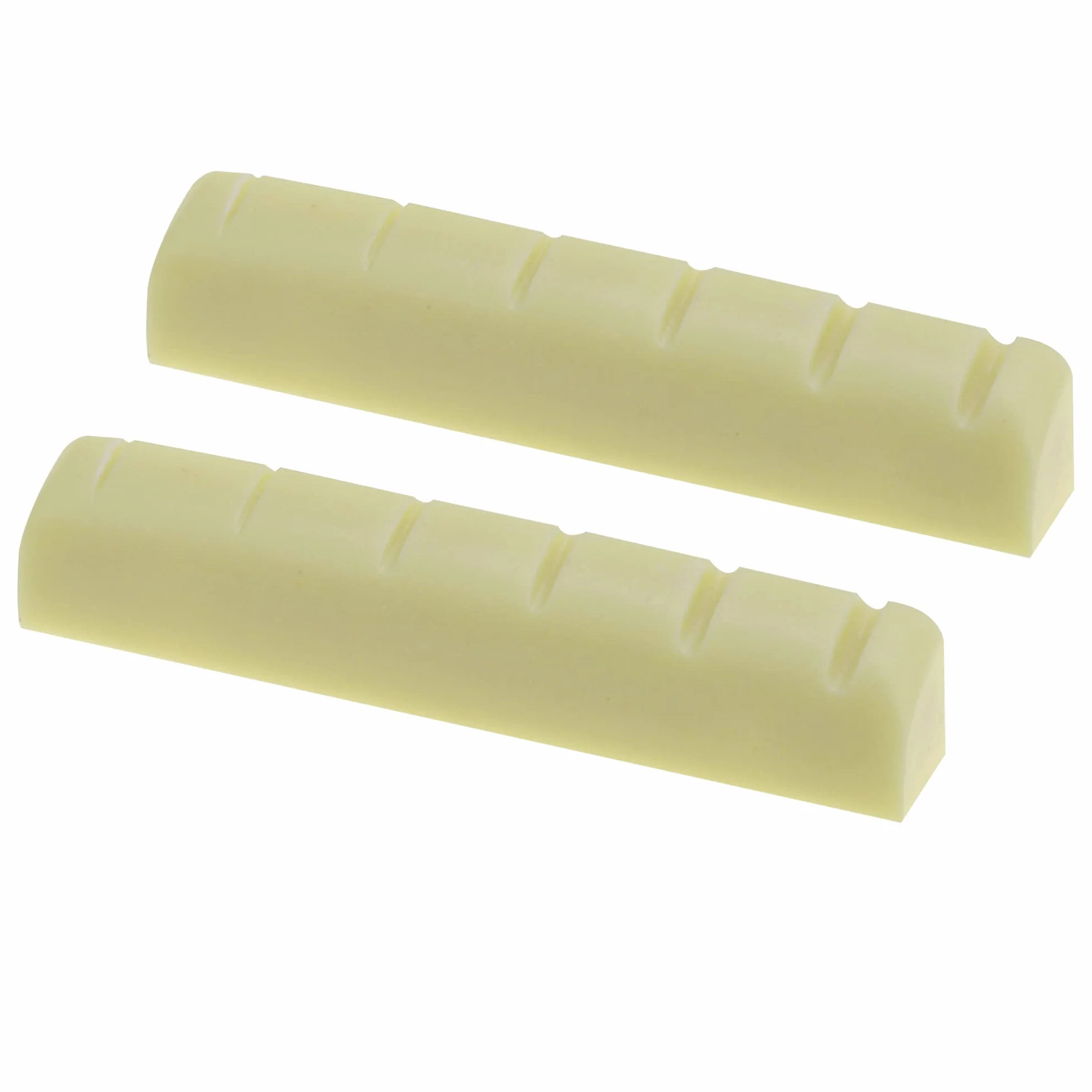 Musiclily Pro Plastik żywicy Mocznikowej 44mm Siodełko Gitarowe typu LP do Gitary Elektrycznej Les Paul, Kość Słoniowa(2 szt.)