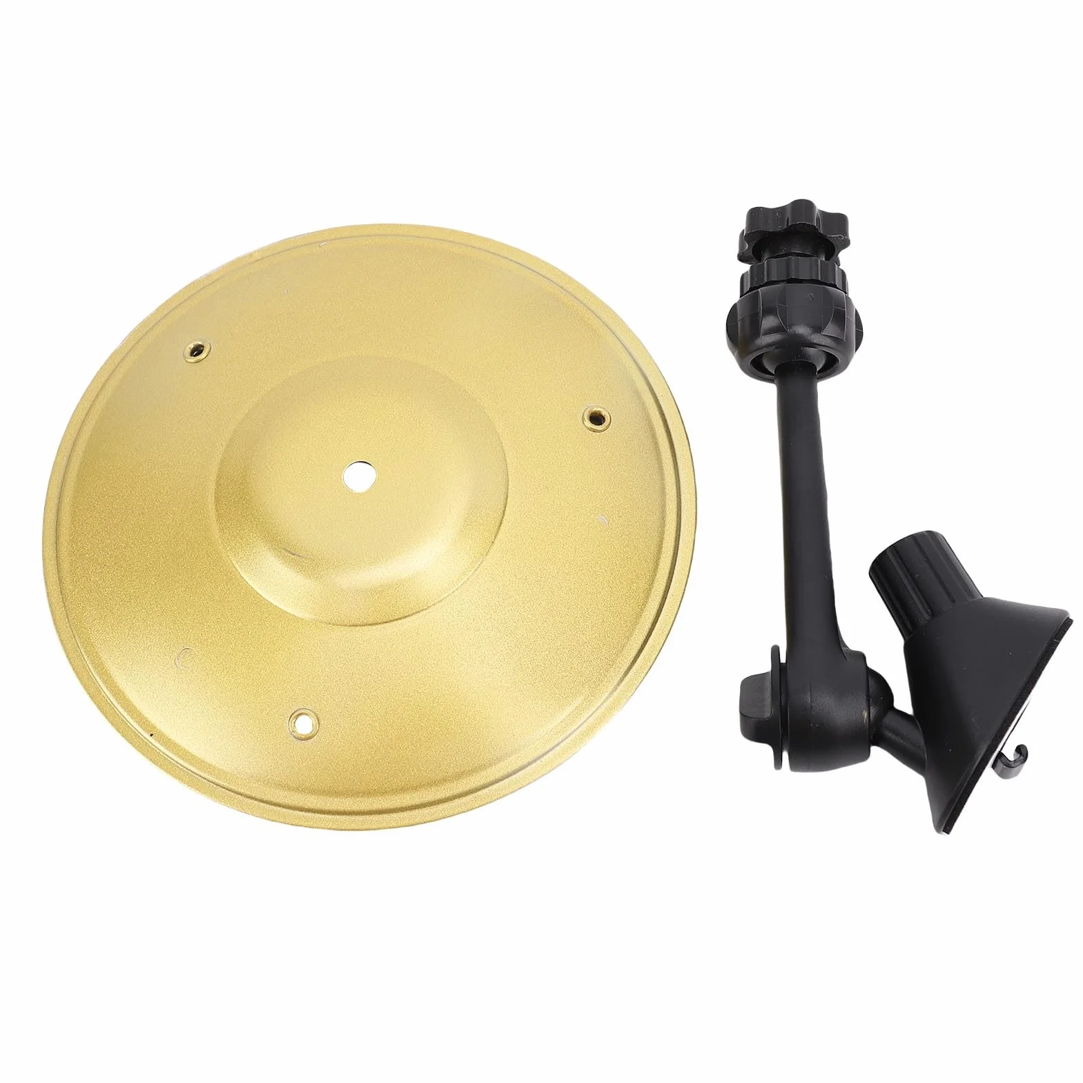 Cymbal Car Cymbal, Regulowany Wspornik o Dużej Objętości Talerz Samochodowy dla Rozrywki (GOLD)