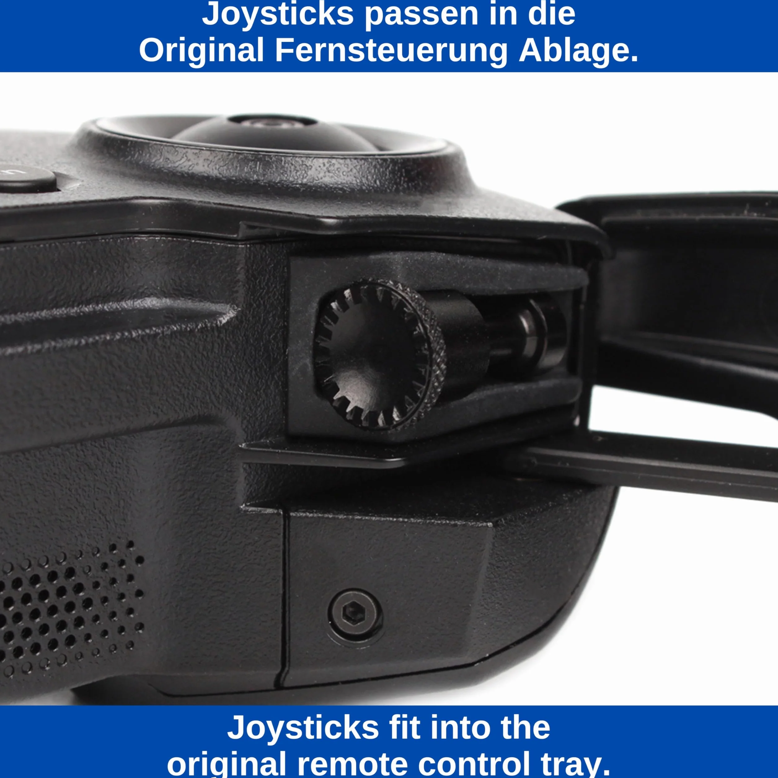 Pilot zdalnego sterowania zdalny dla DJI RC-N1, DJI RC-N2, 2 sztuki, czarna, aluminium, joysticks