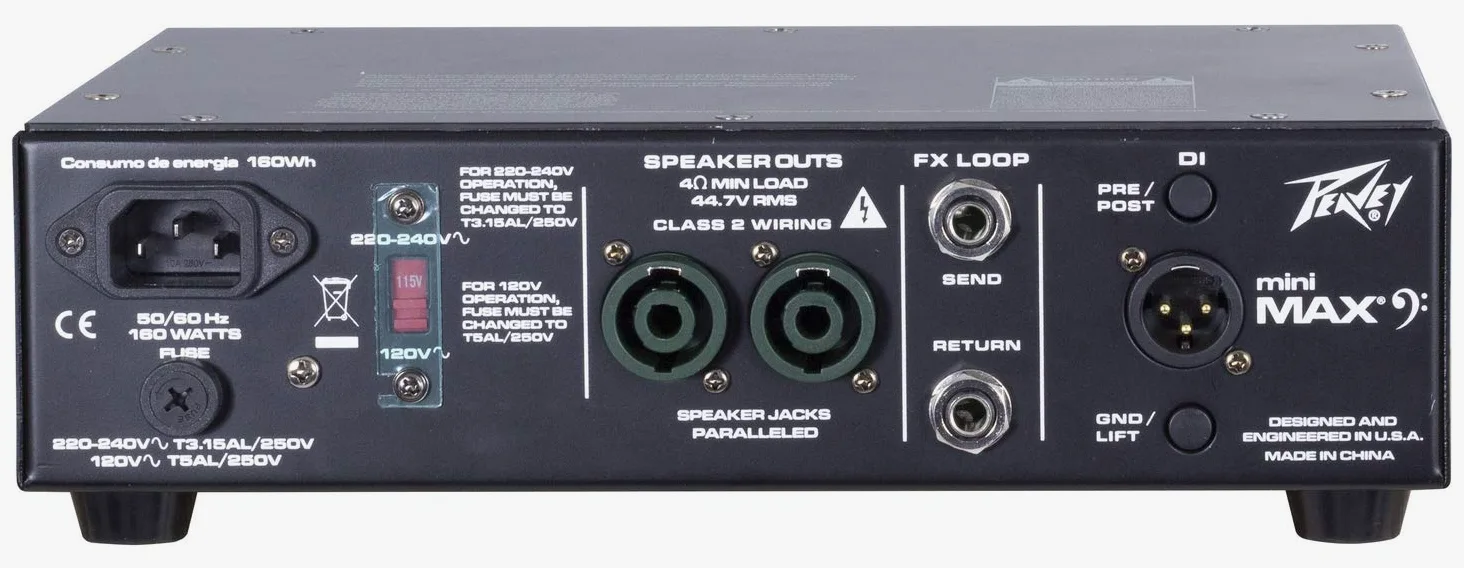 Peavey MiniMAX 600 W mini głowica wzmacniacza basowego