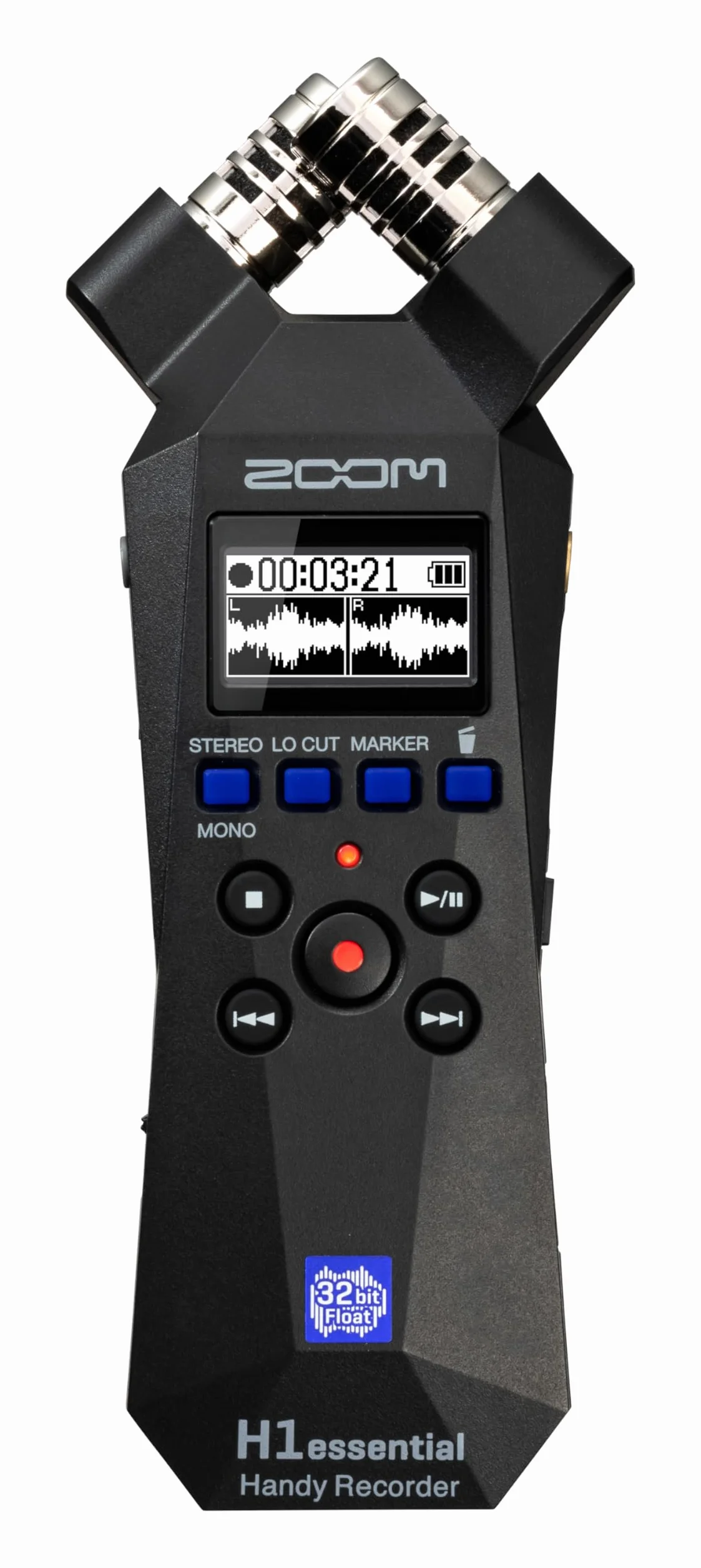 ZOOM H1essential Rejestrator Dźwięku 32-bit float Przenośny Audio Czarny