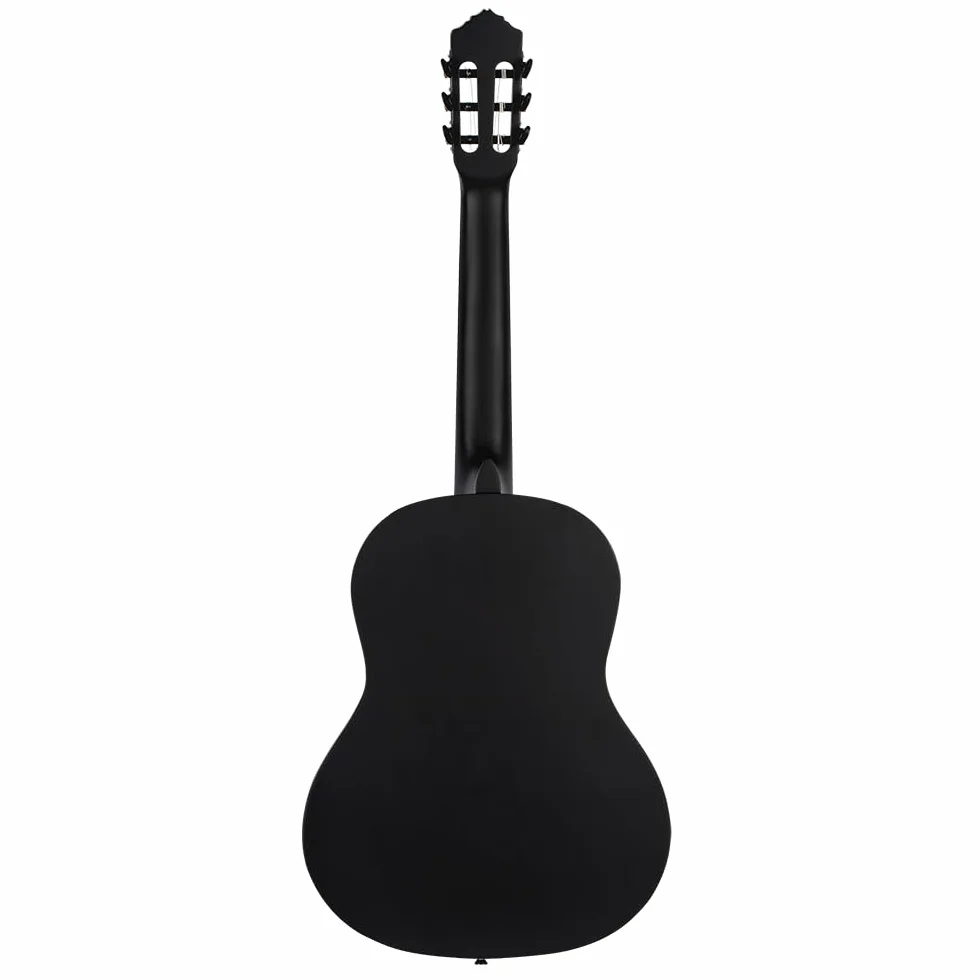 Ortega Guitars Gitara Klasyczna Czarna Rozmiar 4/4 - Seria Student - katalpa/świerk (RST5MBK)