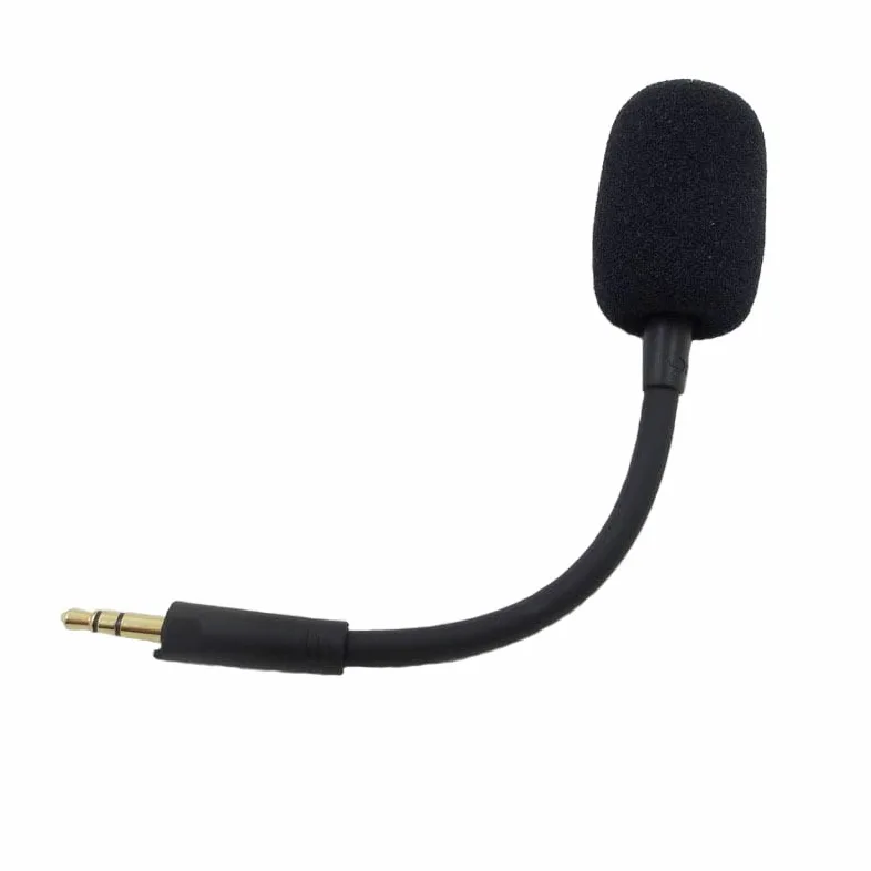 Barracuda X Mikrofon,Mic Zamiennik Odłączany 3.5mm Game Boom Redukcja Szumów Mikrofon w/Foam do Razer Barracuda X Bezprzewodowy Słuchawkowy(Czarny)