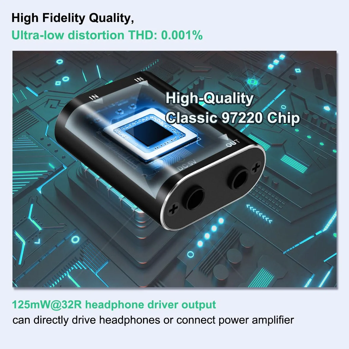 2-kanałowy mikser audio stereo - metalowa obudowa, obsługa interfejsu AUX, 2 wejścia i 1 wyjście, mini mikser dźwięku stereo z 1-metrowymi kablami audio - do komputera PC, telefonu, laptopa, słuchawek