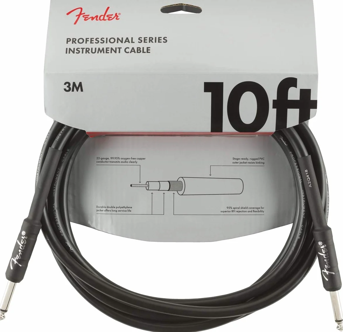 PRO 10 INST CABLE BLK