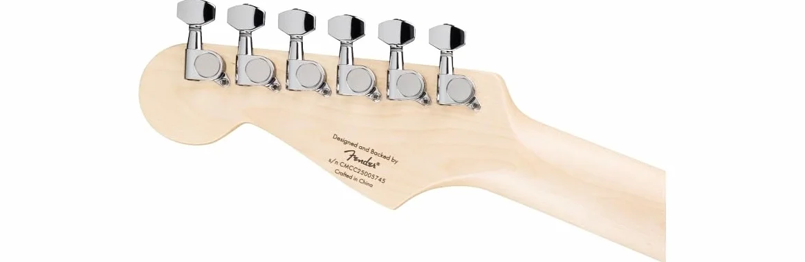 Fender Squier Debut Series HSS Stratocaster gitara elektryczna, gitara dla początkujących, 2-letnia, Daphne Blue