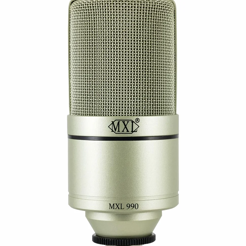MXL 990 mikrofon pojemnościowy, srebrny