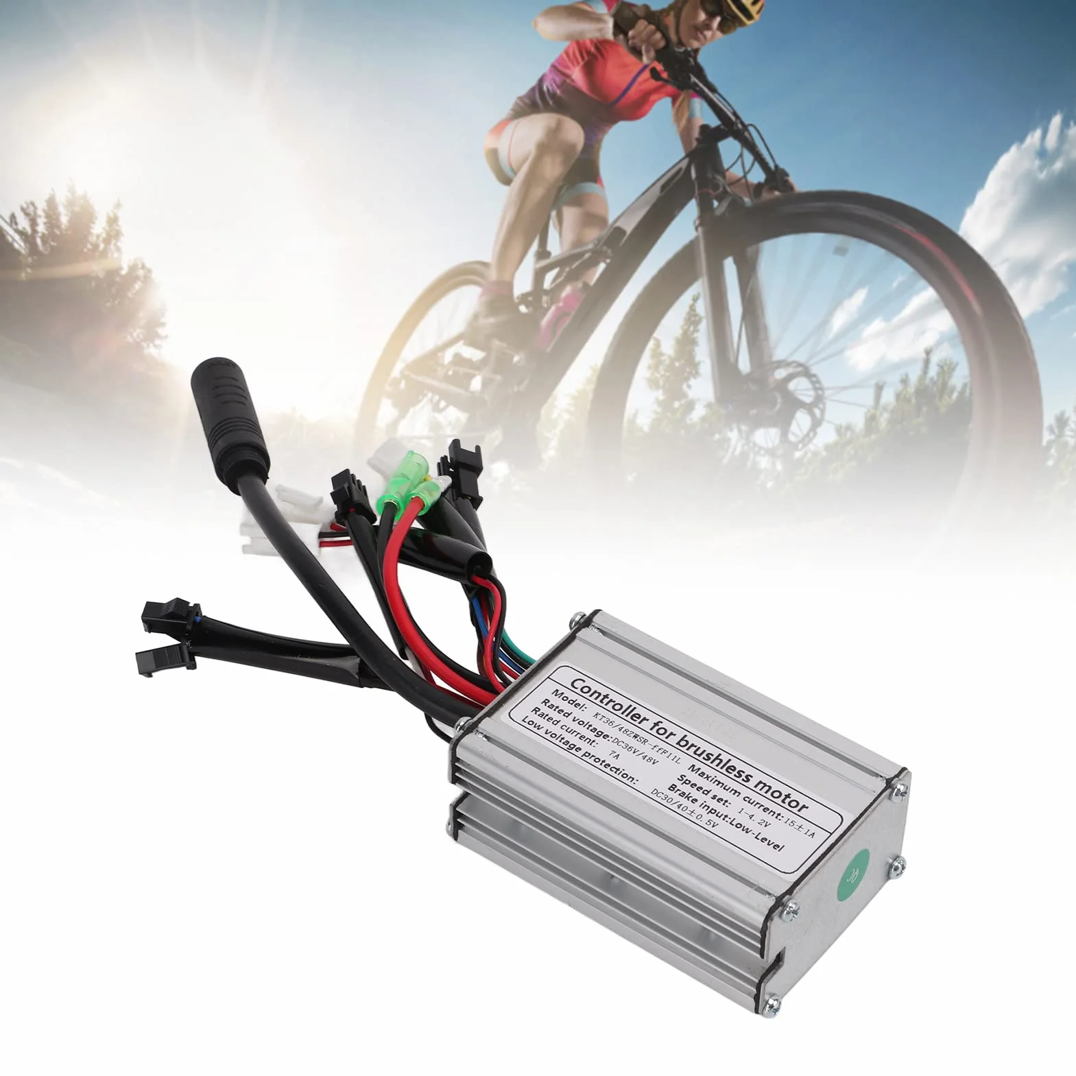 Kontroler 48V 36V 15A KT Stabilny Stop Aluminium do LCD1 LED 900S
