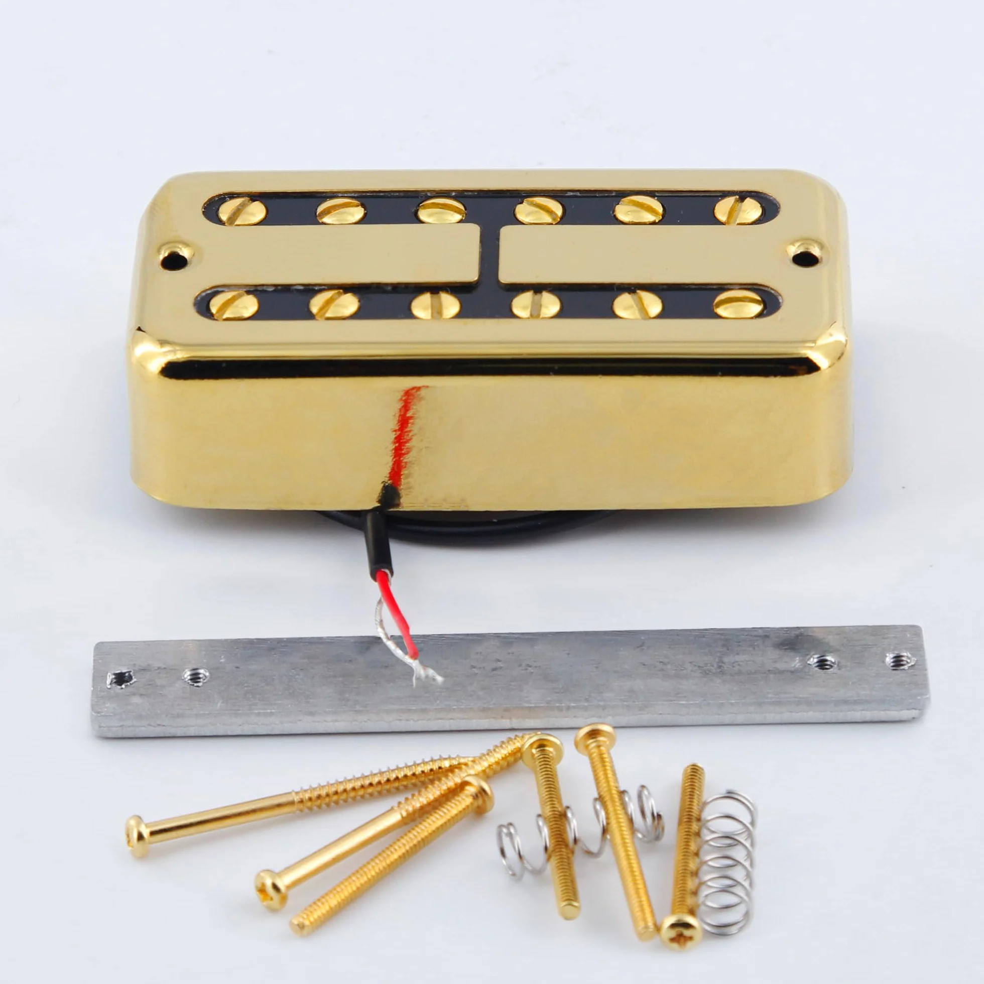 FLEOR Alnico 2 Humbucker Bridge 4-5K Pickup do gitary elektrycznej, złota