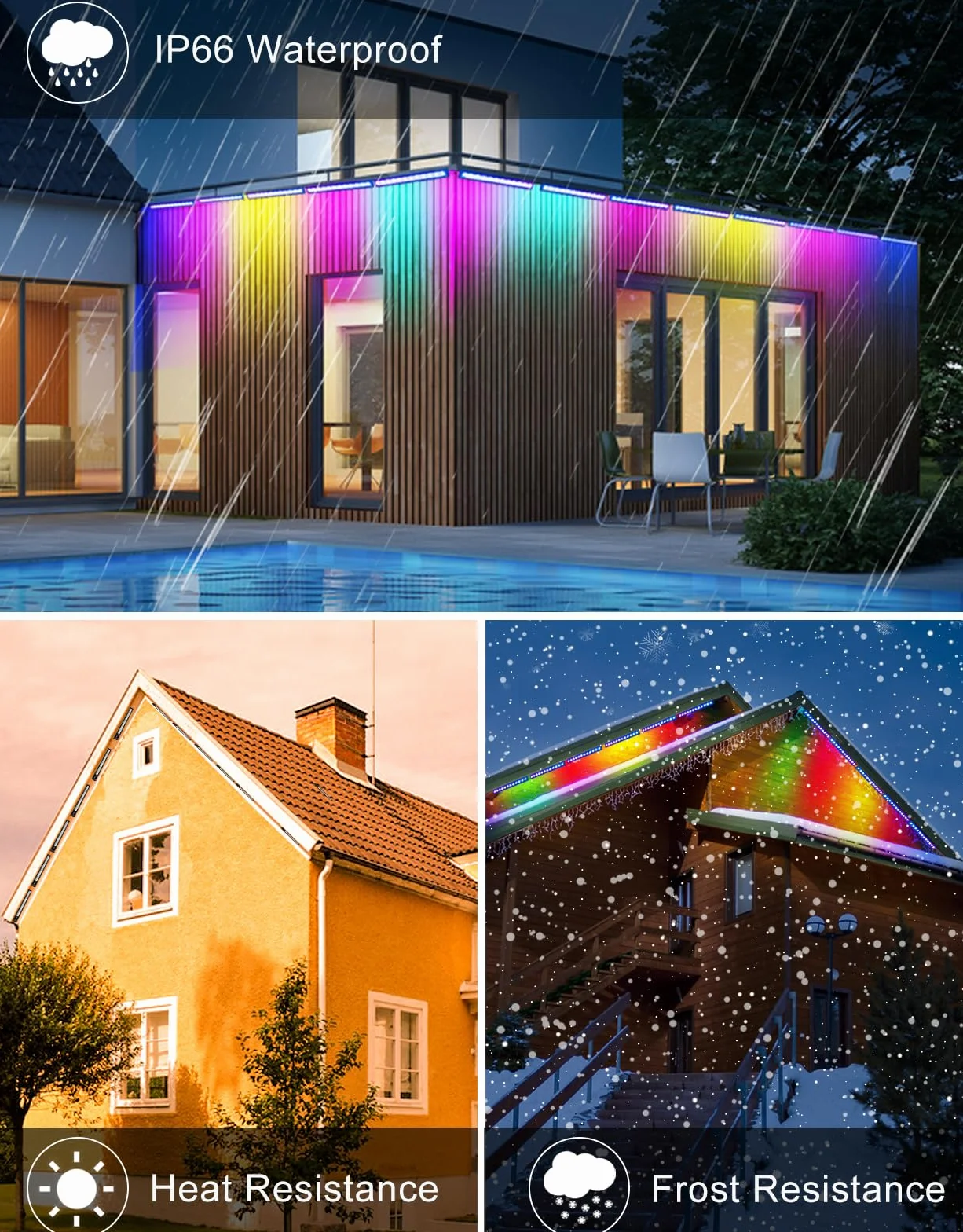 CLV 42W RGB LED wallwasher light, oświetlenie led bar party z pilotem RF 360° IP66 wodoodporne, zmieniające kolor diody led 30 trybów funkcją pamięci Timer dla DJ disco Boże Narodzenie Halloween party