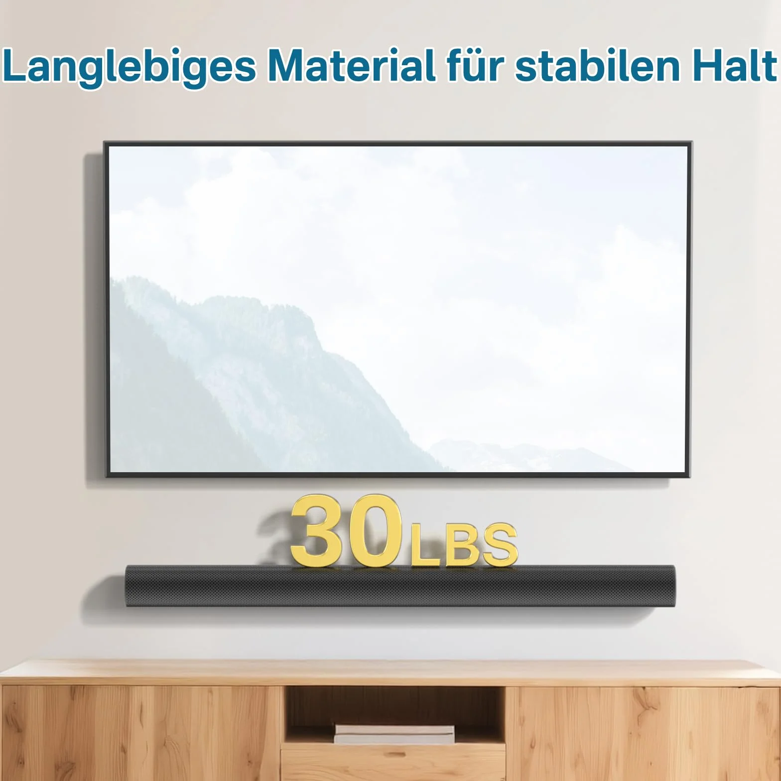 notiela Heavy-Duty uchwyt na soundbar do Sonos Arc i Sonos Arc Ultra uchwyt ścienny - pływająca metalowa półka do Sonos Arc i Arc Ultra, łatwy w montażu uchwyt ścienny Soundbar