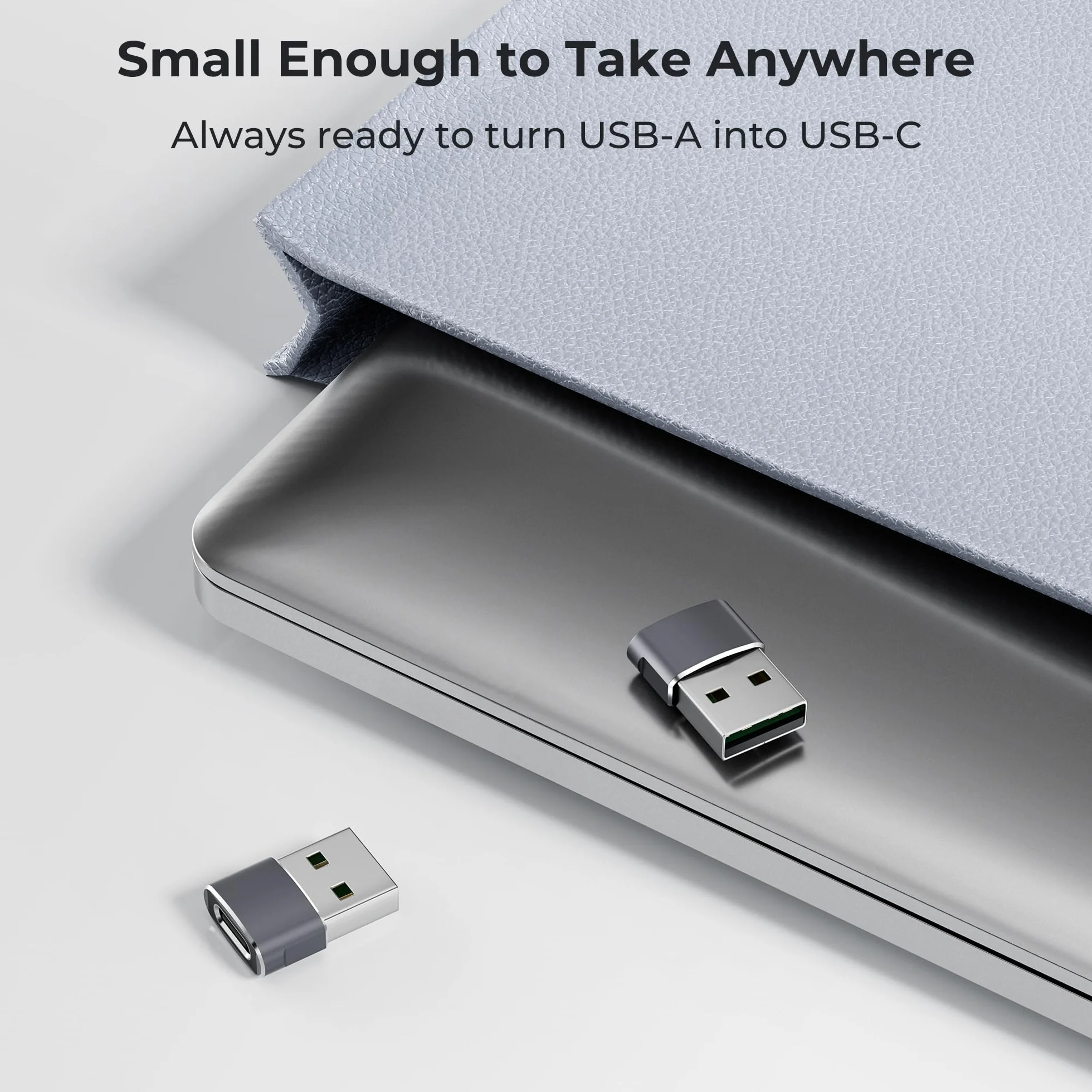 Basesailor Adapter USB do USB C,Adapter USBC Żeński do USB A Męski,Konwerter Type C Ładowarka do iPhone 17 17e Pro Max 16 15,Apple Watch iWatch S11 10 SE,AirPods 3,iPad mini Air,Samsung Galaxy S25 S26
