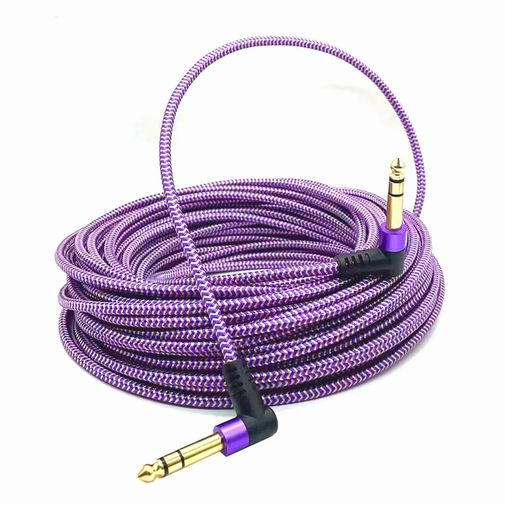 kabel audio do gitary Linia Audio 6.5mm 6.35 Męski Na Męski Bend Turn 6.35 Audio Na Kabel Audio Box Wzmacniacz Mocy Złącze Gitarowe