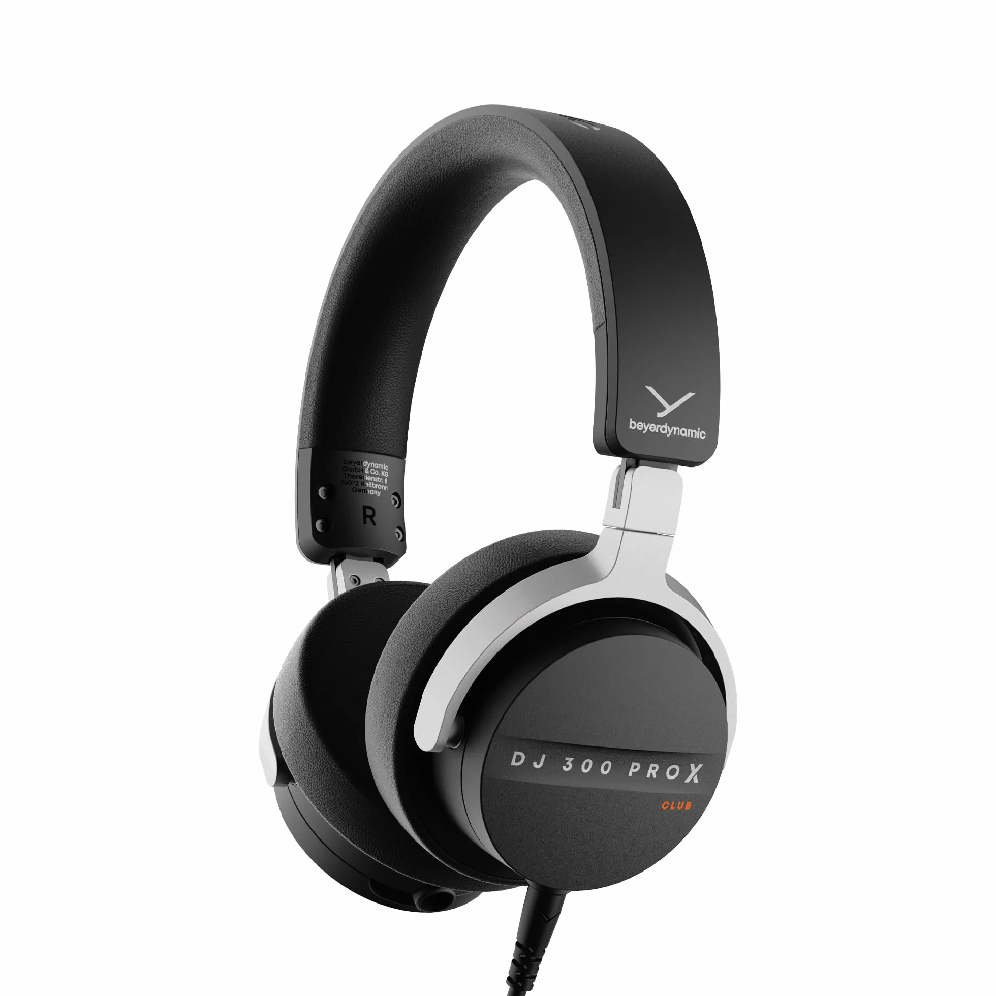 beyerdynamic DJ 300 PRO X CLUB profesjonalne słuchawki dla DJ 2 w 1, zmiana na słuchawki nauszne jako elastyczna funkcja stylu i użytkowania dla profesjonalnych DJ-ów
