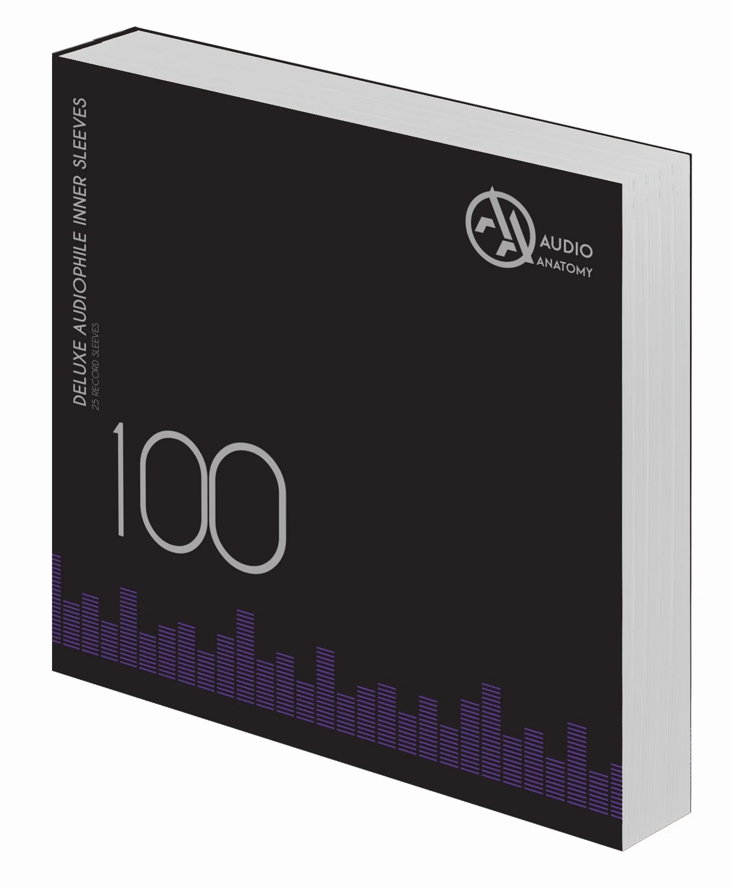Audio Anatomy winylowe okładki wewnętrzne 12" - kremowe, 100 sztuk