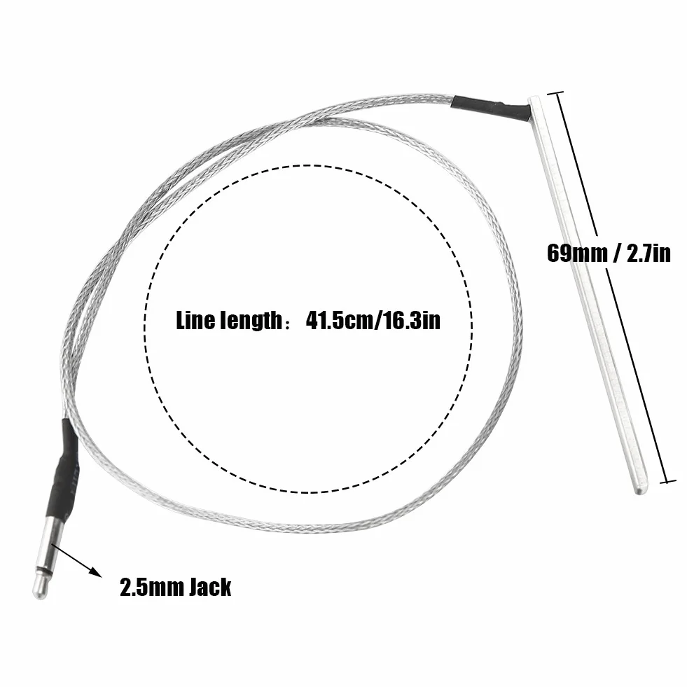 Piezo Tonabnehmer, hohe Empfindlichkeit Untersattel Piezo-Pickup Unter dem Sattel Pickup DIY-Teile mit 2,5-mm-Buchse für Akustikgitarre Bass Ukulele
