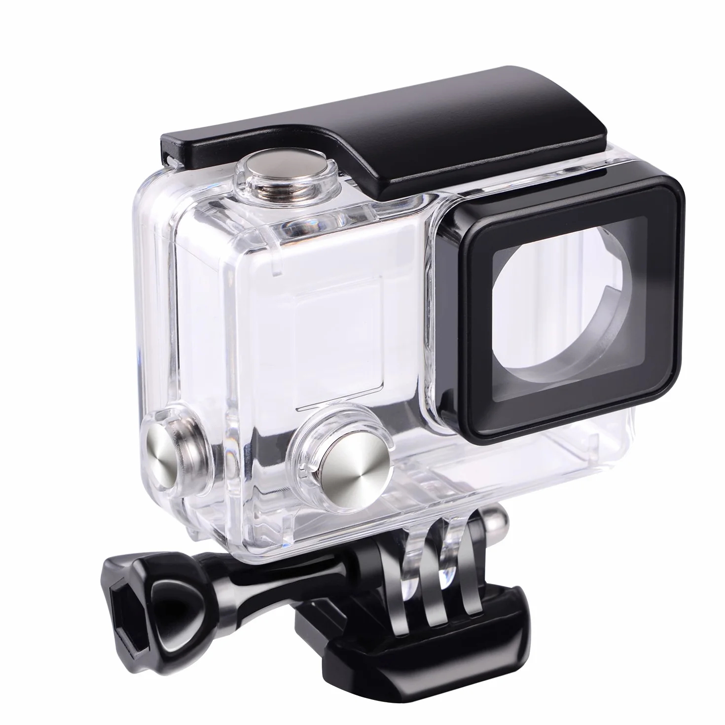 Suptig Zapasowa wodoodporna obudowa ochronna do kamery kompatybilna For GoPro Hero 4 Hero 3+ Hero 3 do użytku pod wodą wodoodporna do 45 m