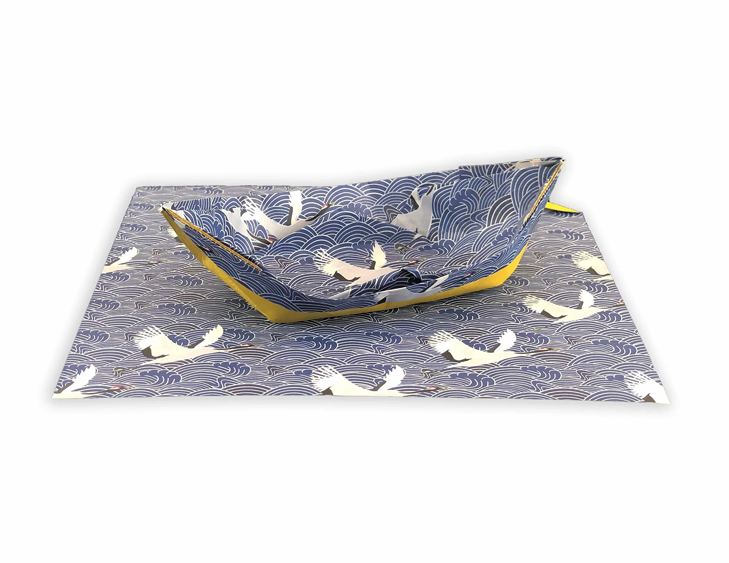 Origami Paper 200 Sheets Blue and White Patterns 6" (15 CM): High-Quality Double Sided Origami Sheets Printed with 12 Different Designs (Instructions for 6 Projects Included)