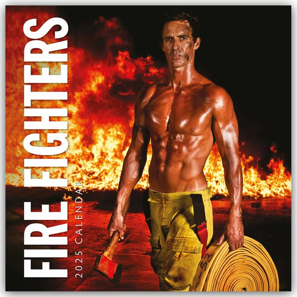 Fire Fighters 2025 Square Wall Calendar: Original Red Robin Publishing Ltd-Kalender [Mehrsprachig] [Kalender]