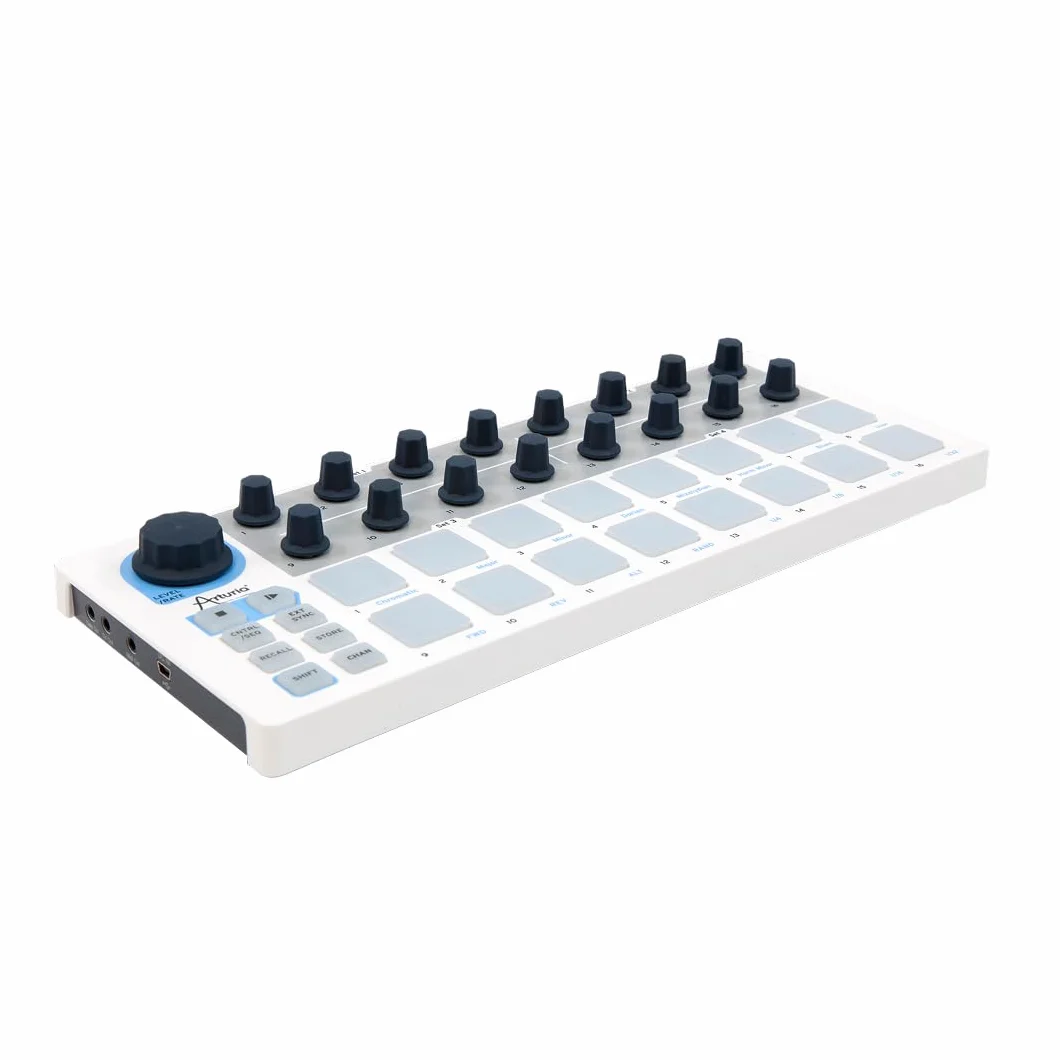 Arturia BeatStep - Kompaktowy kontroler MIDI i sekwencer z kreatywnym oprogramowaniem do nagrywania - 16 padów, 16 koderów